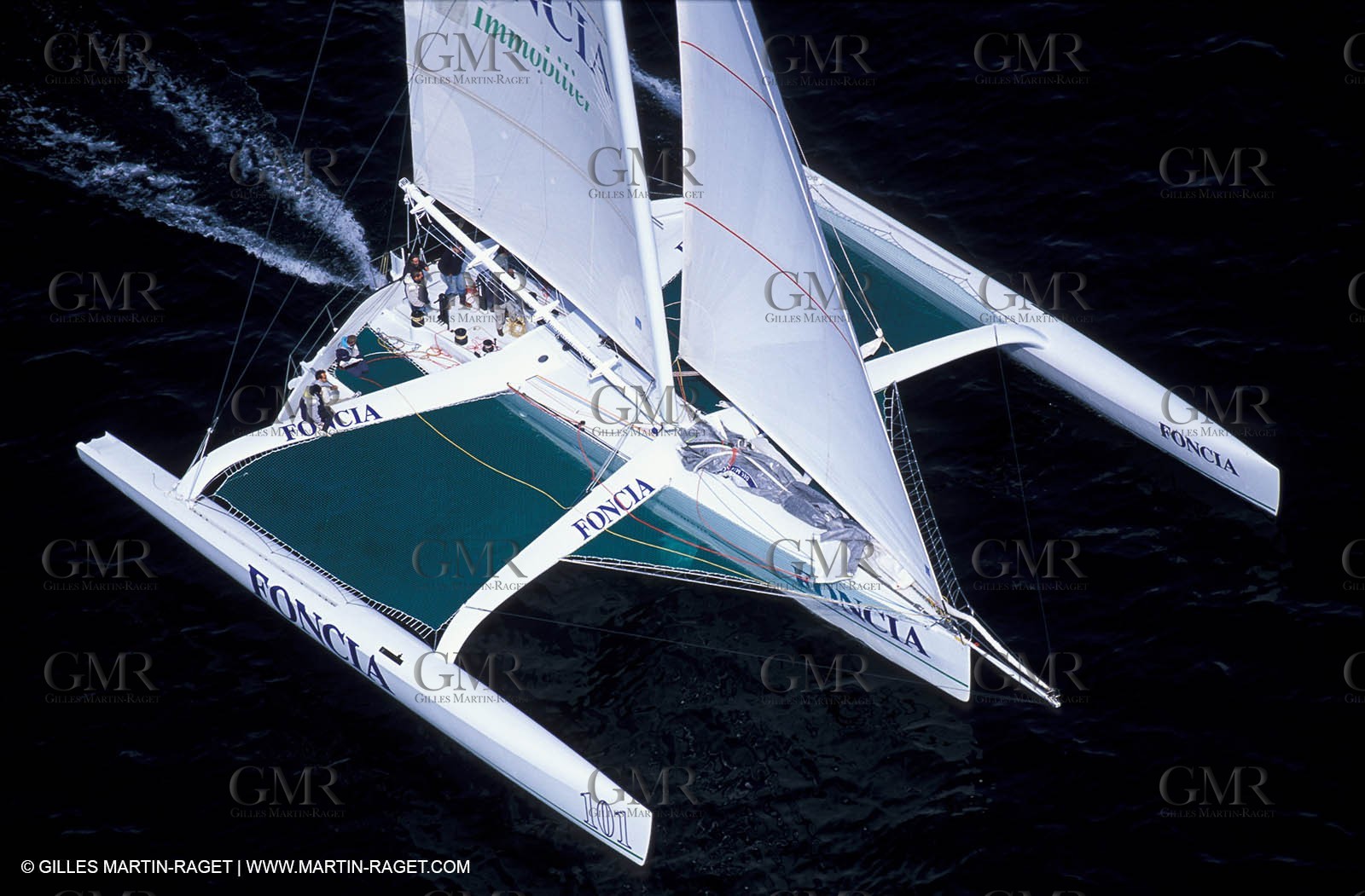 ORMA 60' Trimaran Foncia 2 - Alain Gauthier - First sails