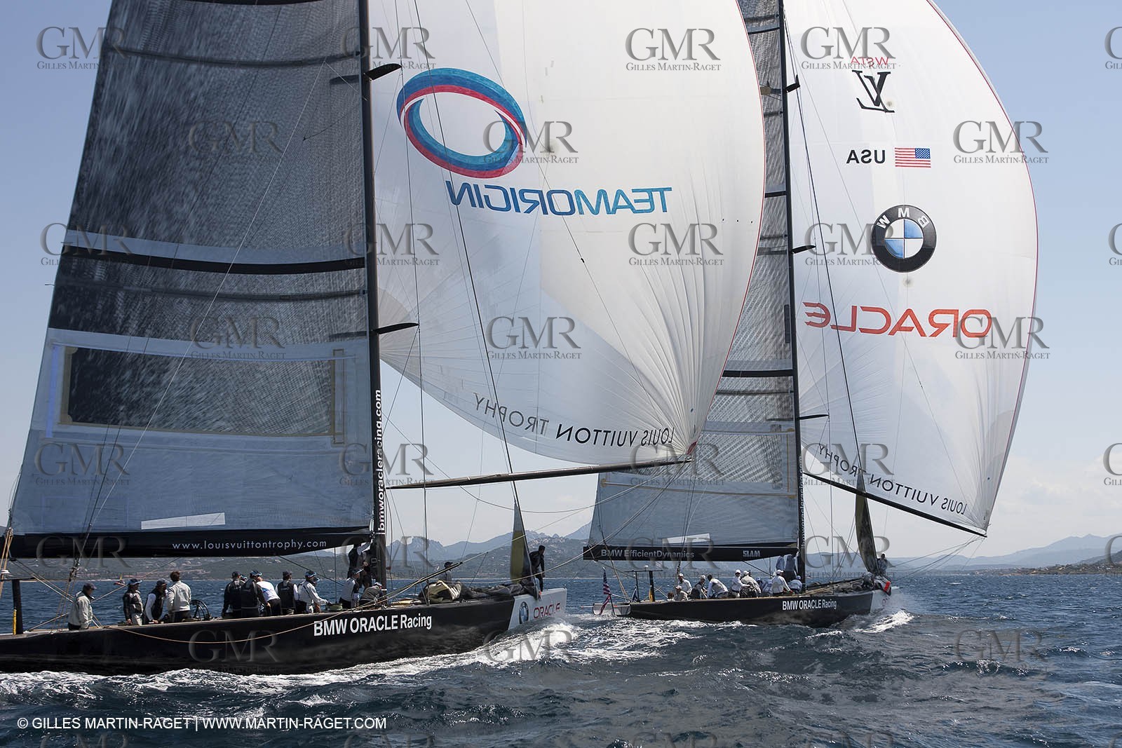 19 05 2010 - La Maddalena (ITA, Sardinia) Louis Vuitton Trophy - BMW ORACLE Racing - Training