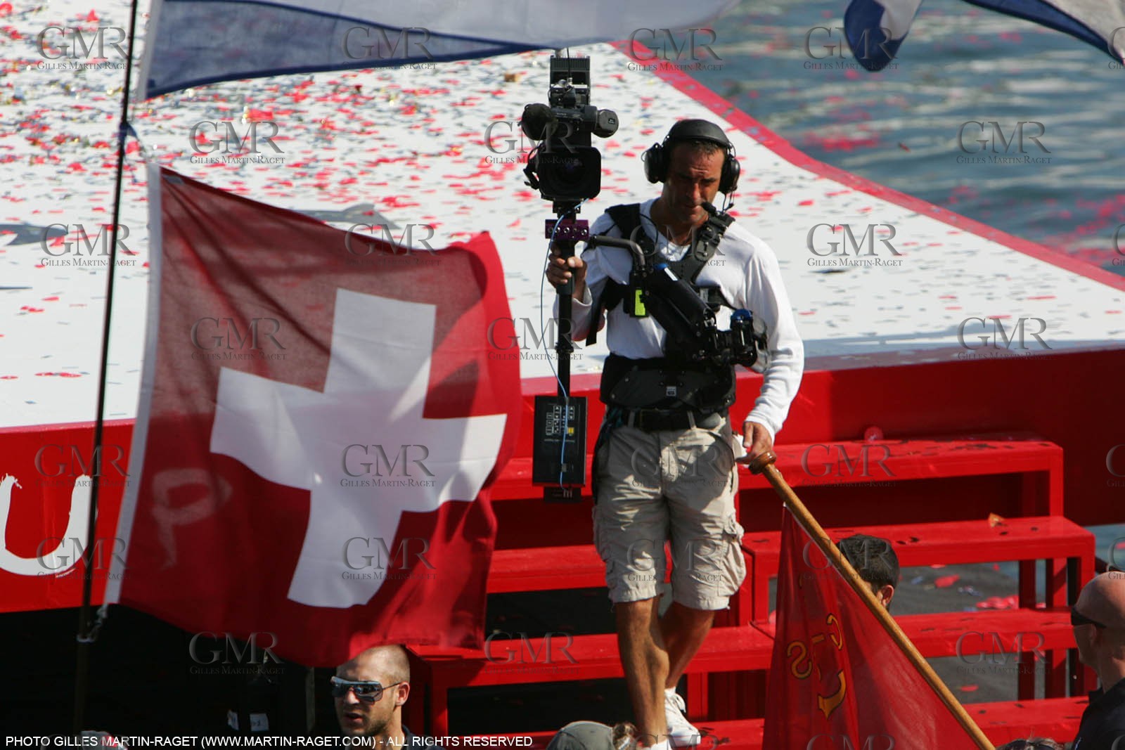 03 07 2007-Valencia (Spain)- 32nd America's Cup - Final Match - Day 8 - Alinghi vs Emirates Team New Zealand