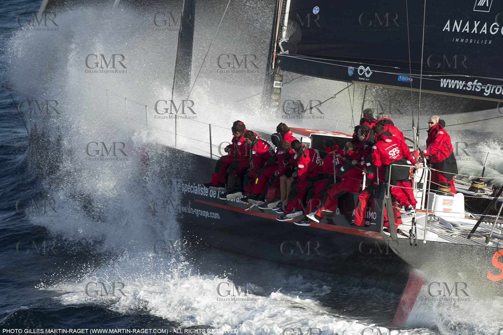 24 mars 2016   Marseille (FRA,13), SFS II (skipper Lionel Péan), last training before Marseille Sailing Week