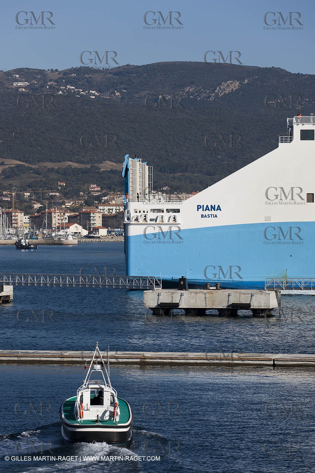 16 02 2012 - Ajaccio (FRA, Corse) -  La Méridionale shipping company- Piana at Ajaccio