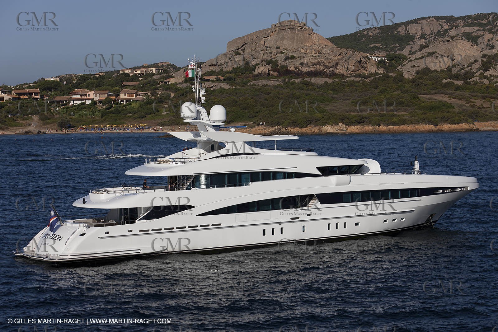 18 08 2011 - La Maddalena (ITA, Sardinia) - Motor yacht Inception
