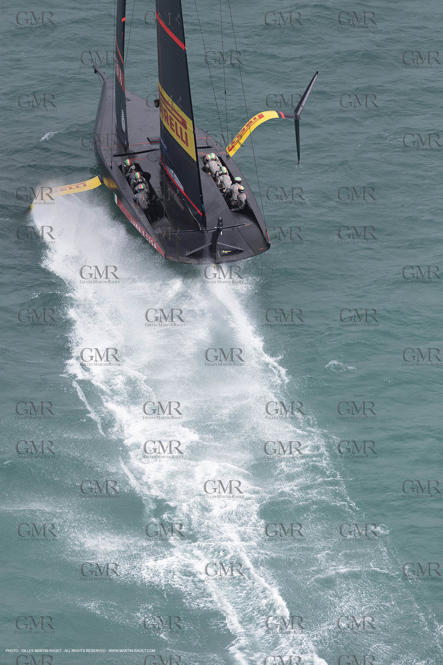 10 12 2020 - Auckland (NZL) - 36th America's Cup - Practice Sessions - Day 2 -Luna Rossa Prada Pirelli Team