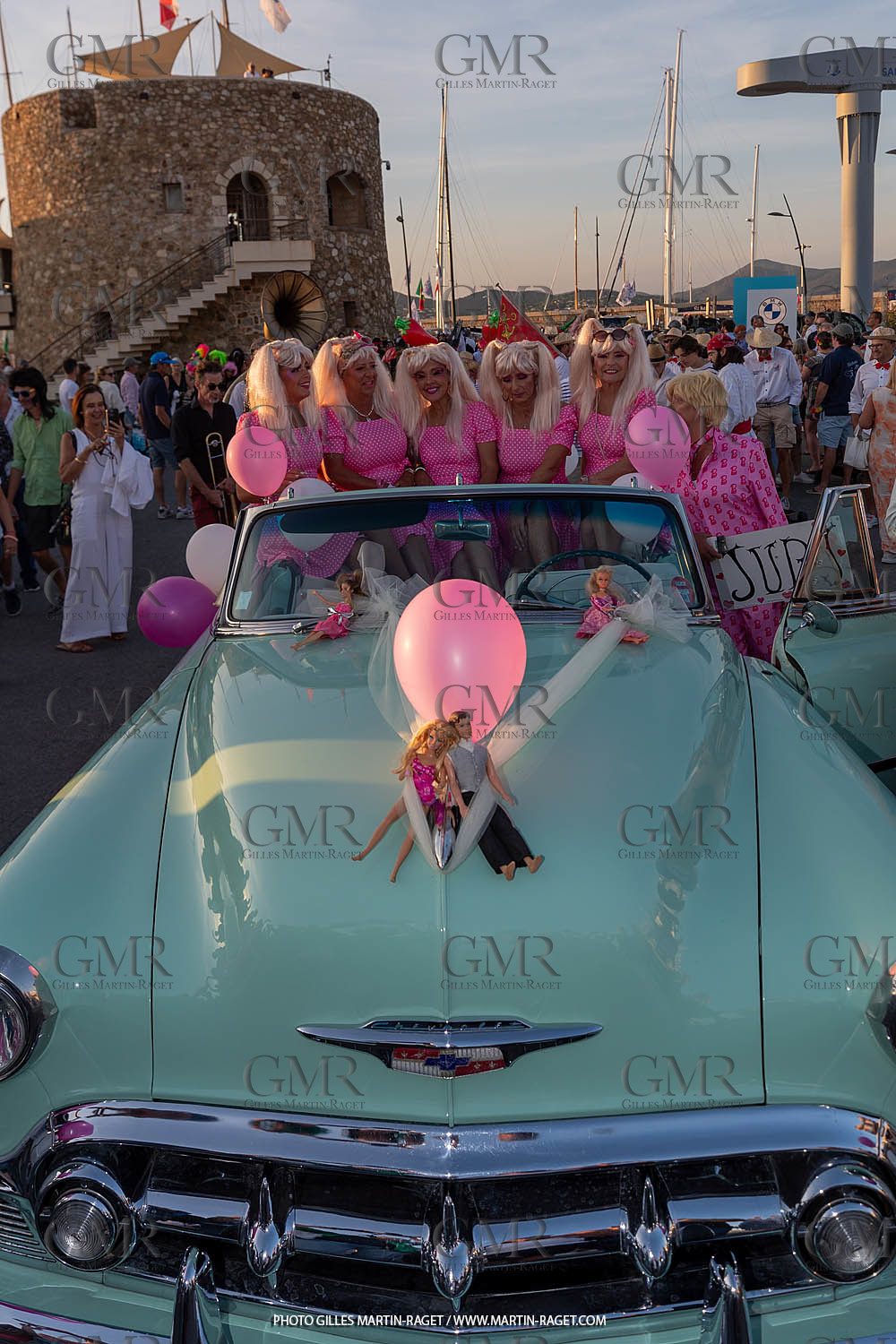 05 10 2023, Saint-Tropez (FRA,83), Les Voiles de Saint-Tropez 2023, RAce Day 5, Défilé des équipages