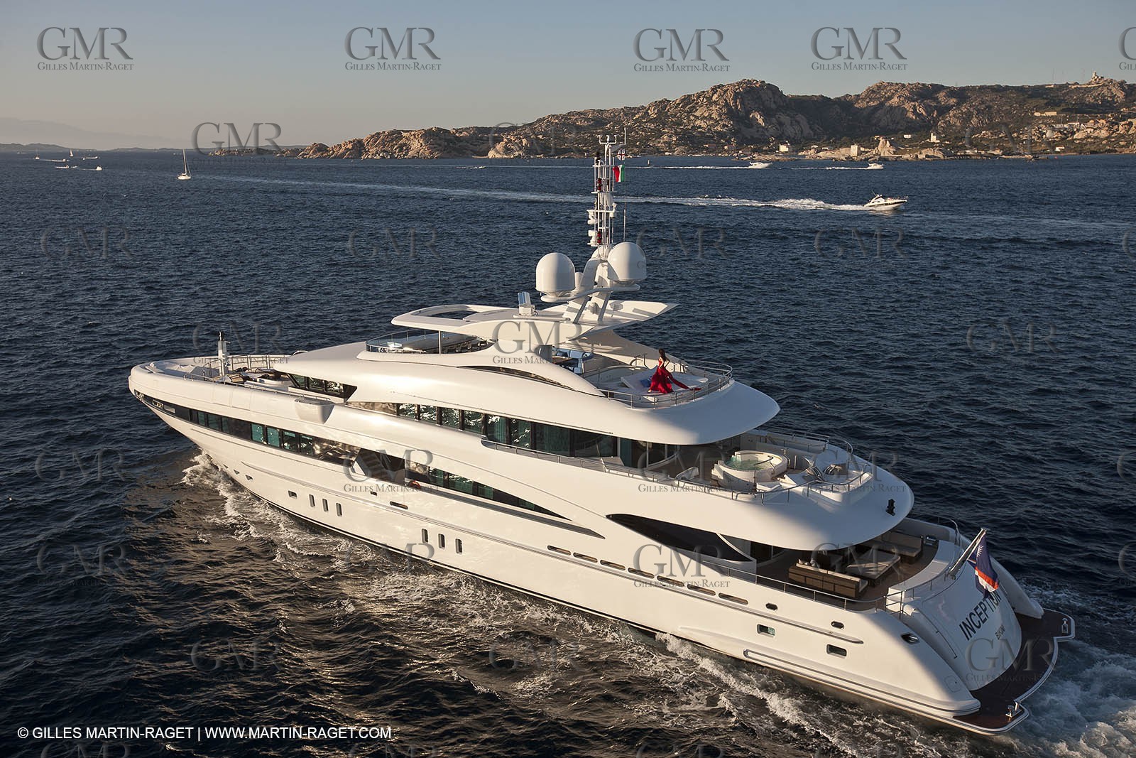 18 08 2011 - La Maddalena (ITA, Sardinia) - Motor yacht Inception
