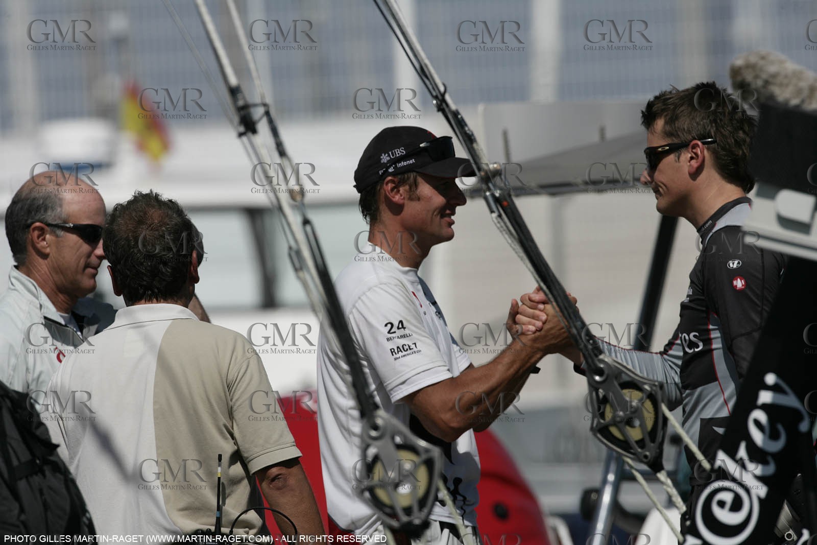 03 07 2007-Valencia (Spain)- 32nd America's Cup - Final Match - Day 8 - Alinghi vs Emirates Team New Zealand