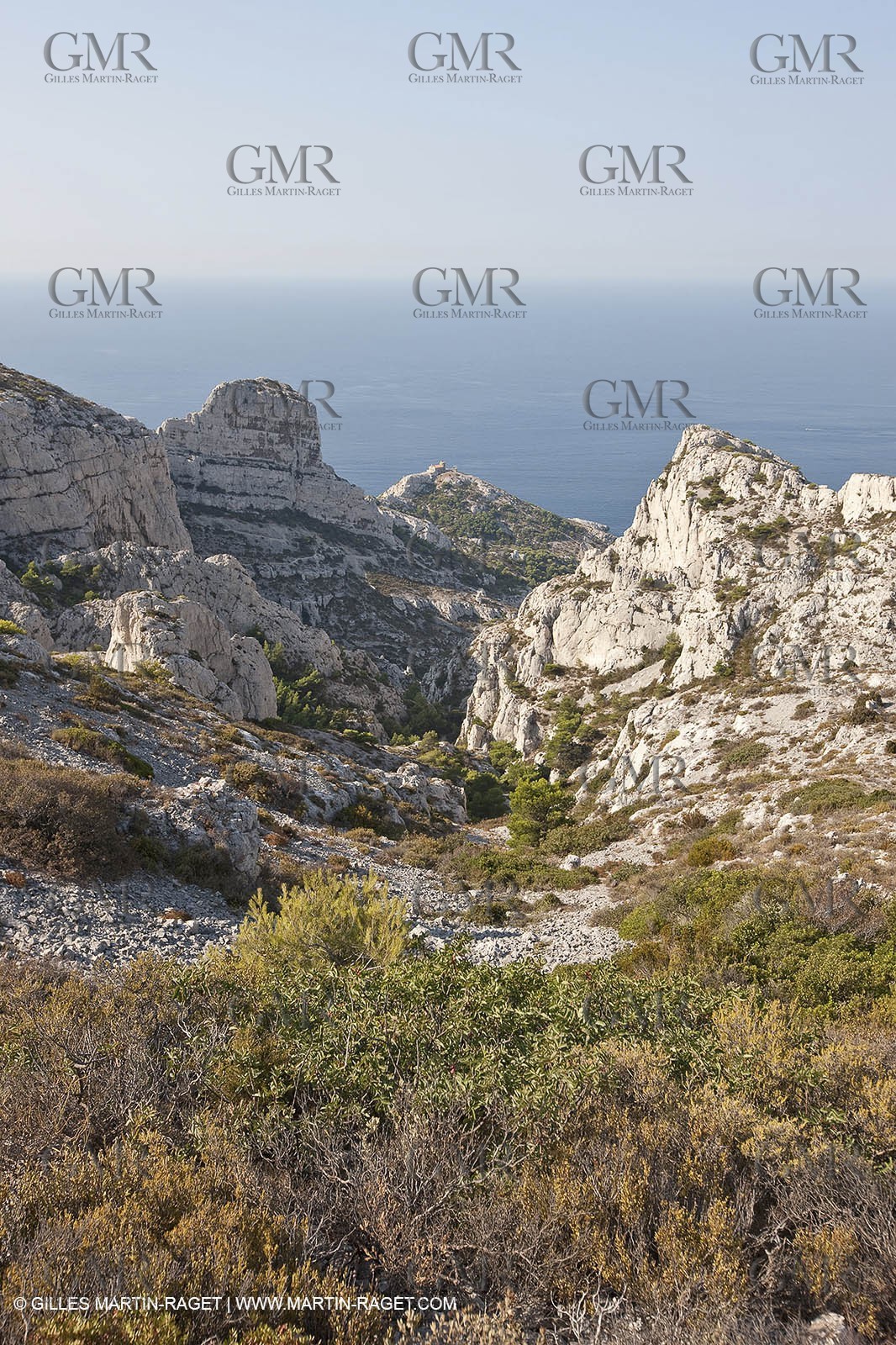 10 09 2009 - Marseille (FRA, 13) - Les Calanques - Massif de Marseilleveyre - Vallon de Mougranier - Vallon Saint Michel