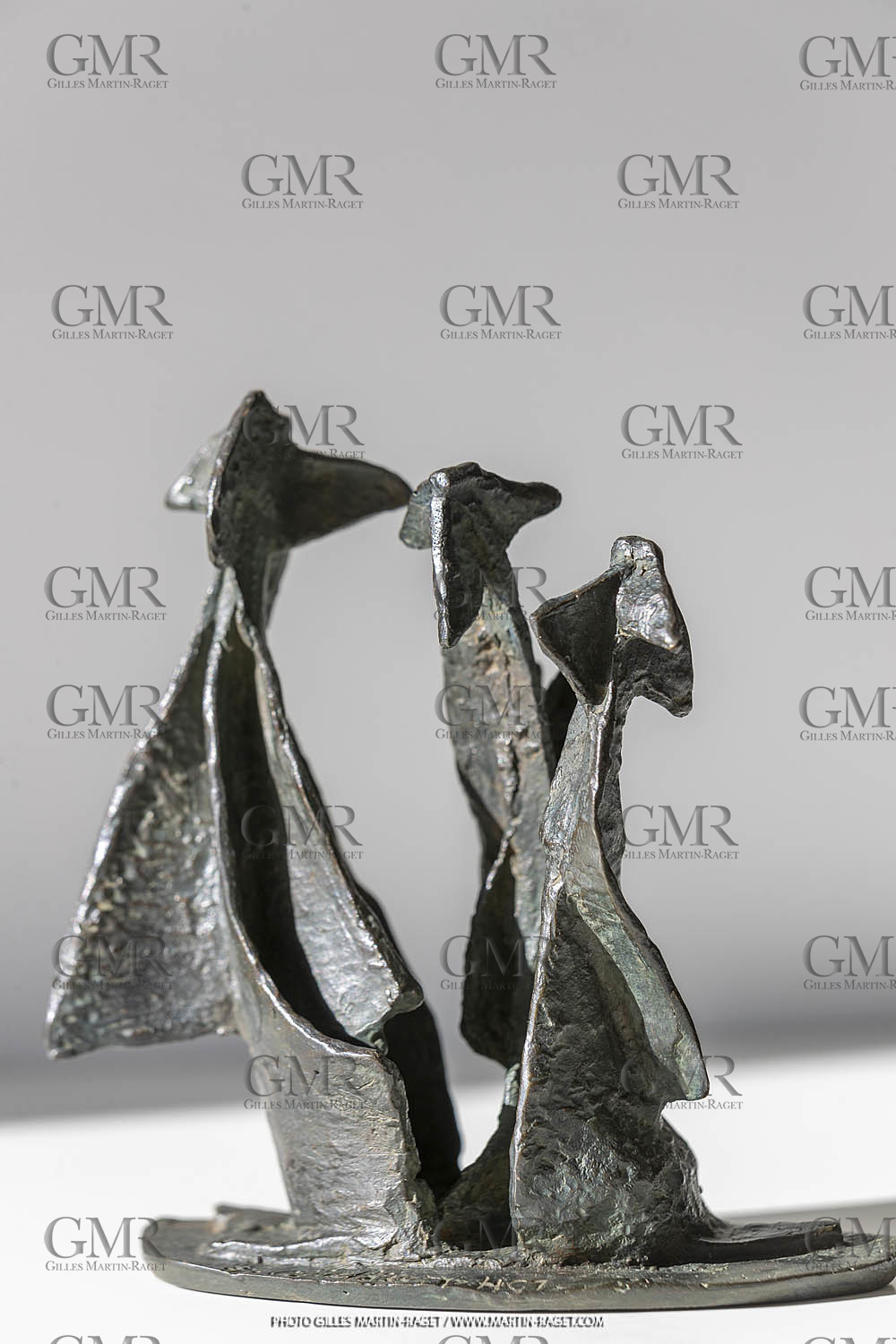 19 02 2020, Marseille (FRA,13), Oeuvre de Germaine Richier, Le Crochet ou Hydre 1954, Bronze patiné foncé, Numéroté HC1, Fondeur Susse, Paris, 14 x 13 x 7 cm, Collection particulière