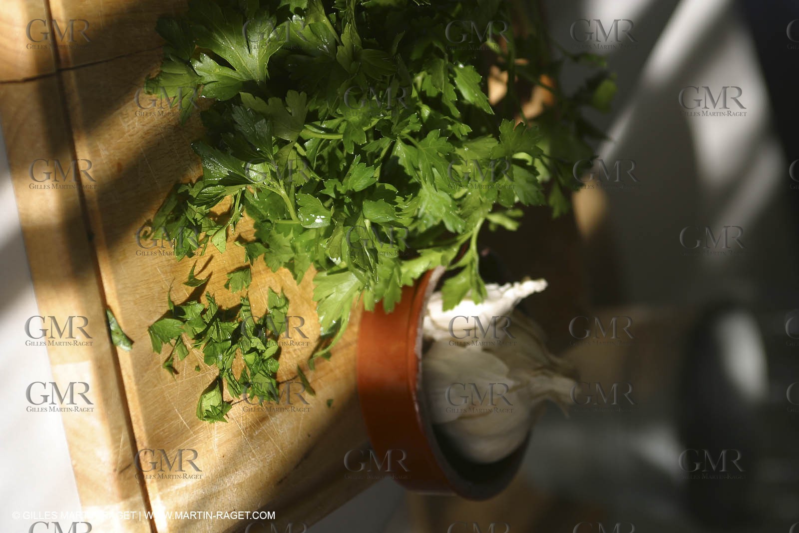 Cooking herbes from Provence - Garlic and Parsley