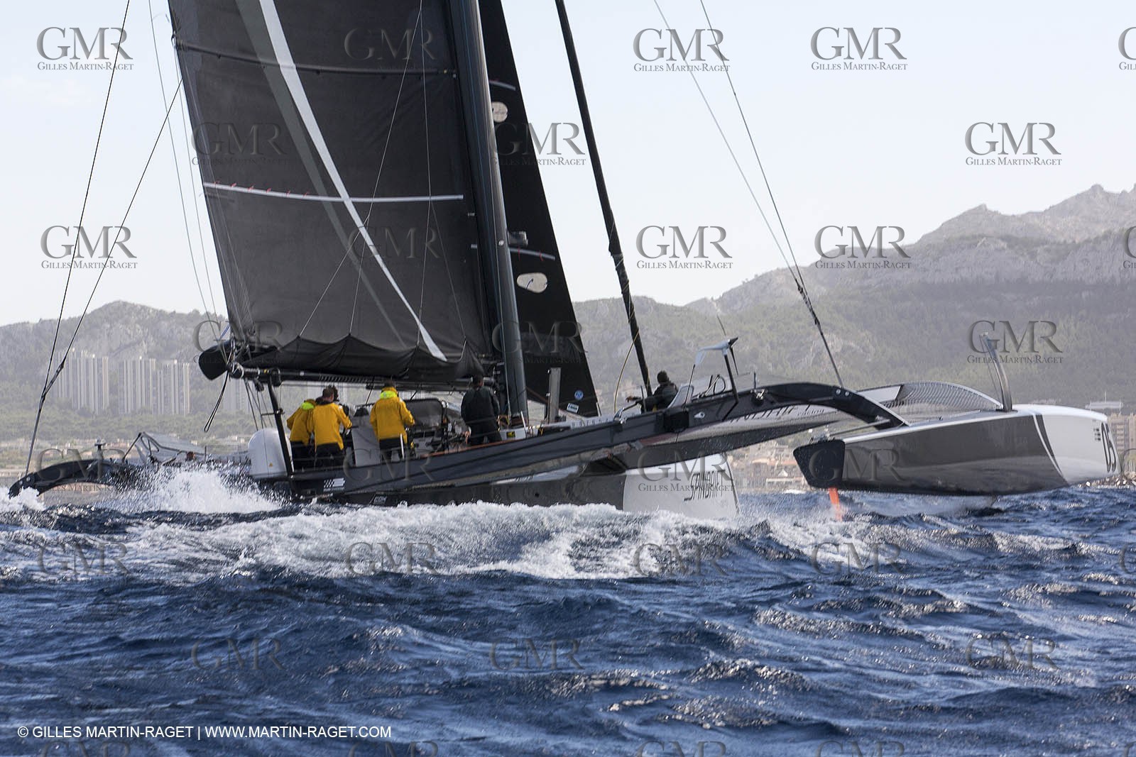 24 09 2012 - Marseille (FRA,13) - Match race France 2012 - Arrivée des MOD 70 du  Tour de l'Europe