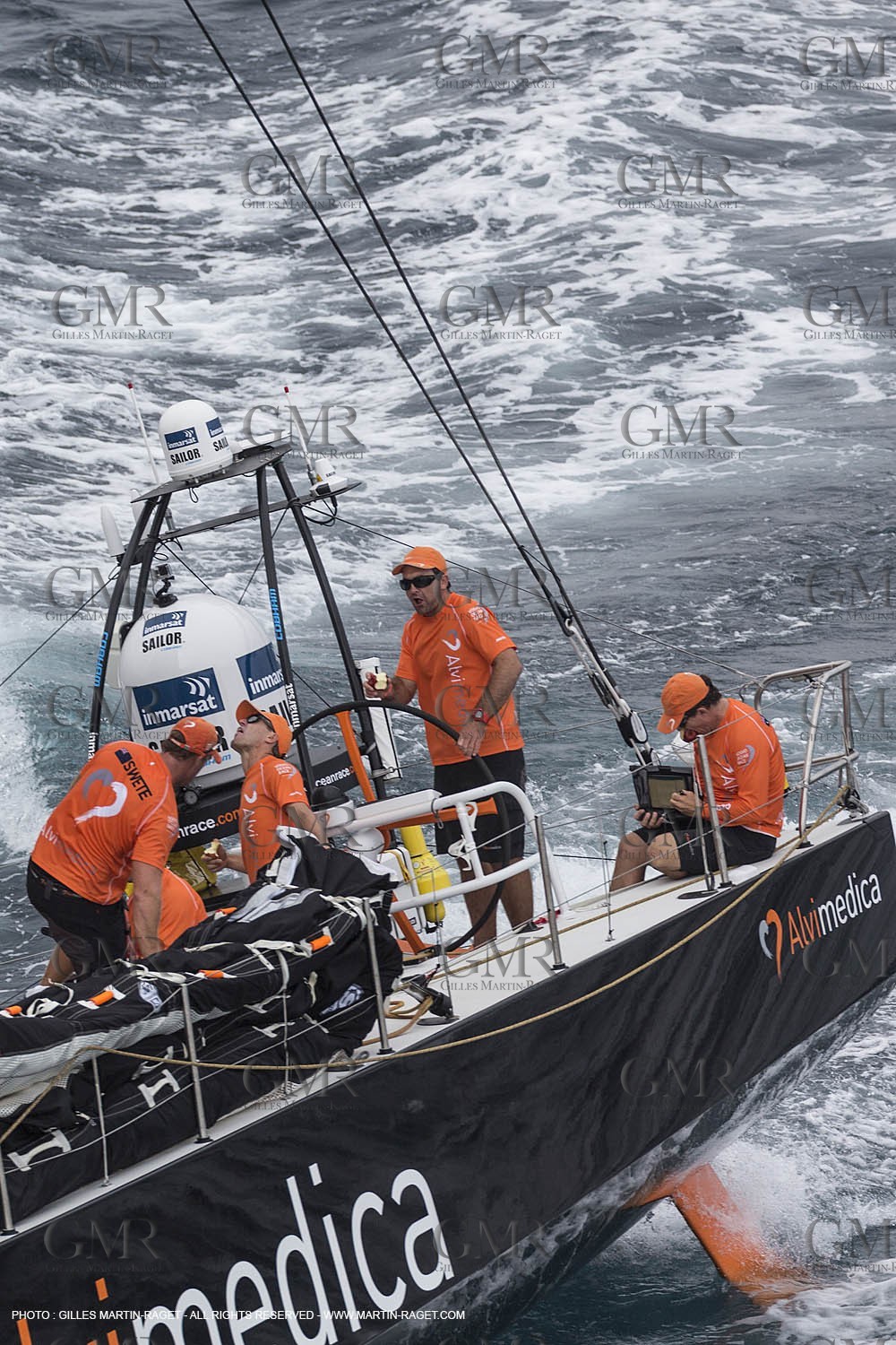 11 10 2014, Alicante (ESP), Volvo Ocean Race 2014-15, Team Alvimedica
