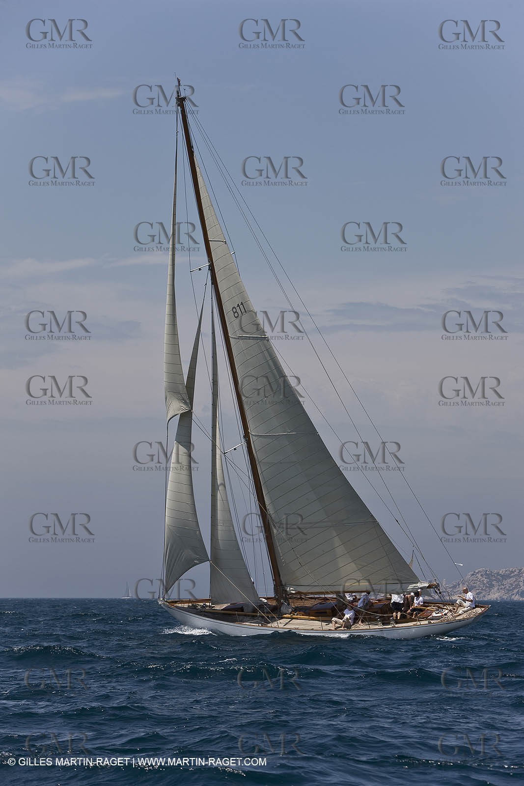 Sailing, Classic yachts, Voiles Vieux Port 2009, Marseille (FRA)