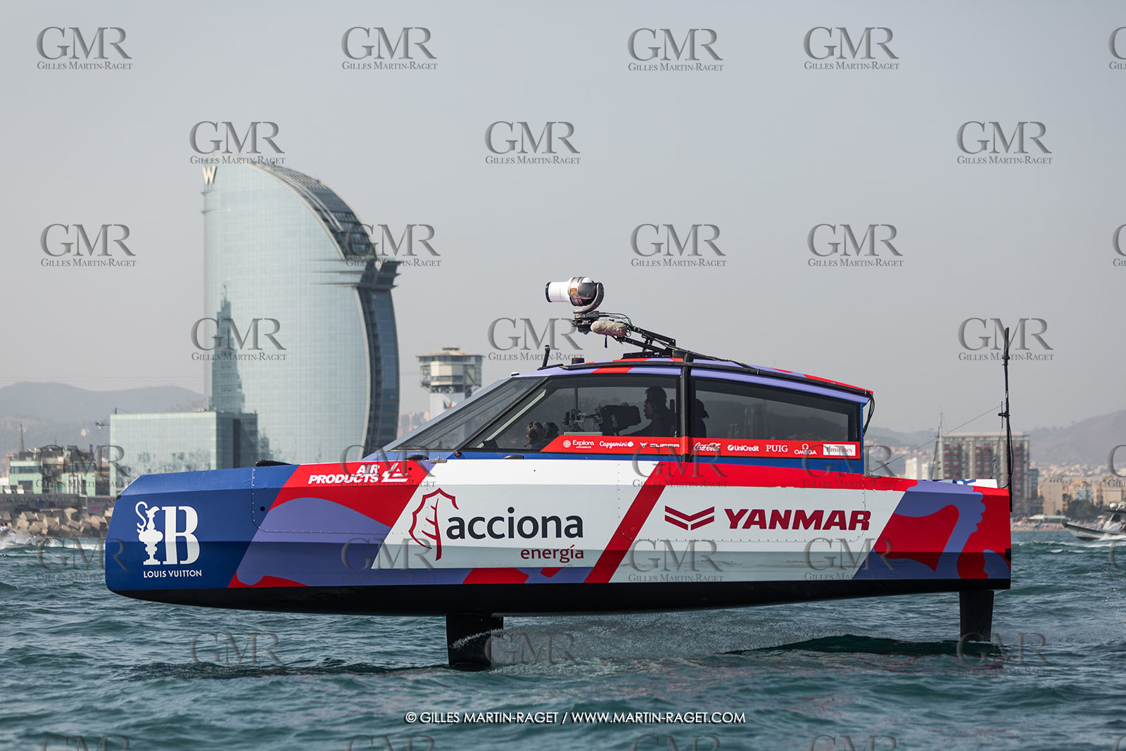 24 08 2024, Barcelona (ESP), Louis Vuitton 37th America's Cup, Louis Vuitton Prelilinary Regatta, Race Day 3