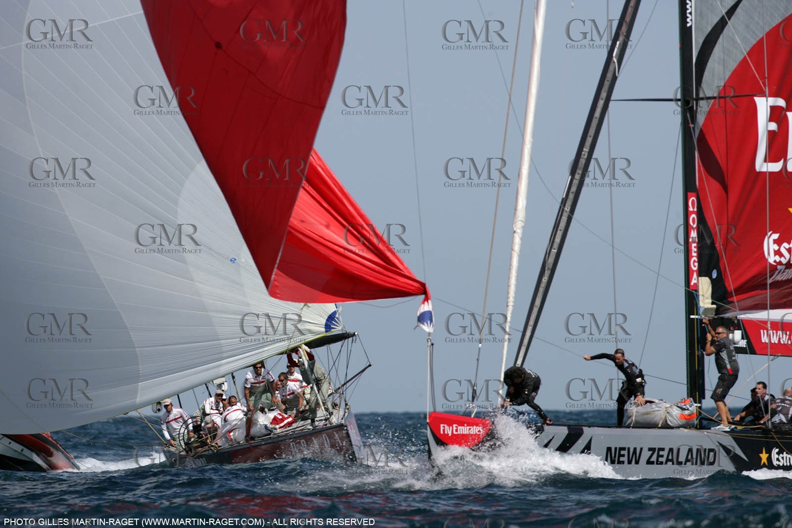 01 06 2007-Valencia (Spain)- 32nd America's Cup - Louis Vuitton Cup Final - Day 1