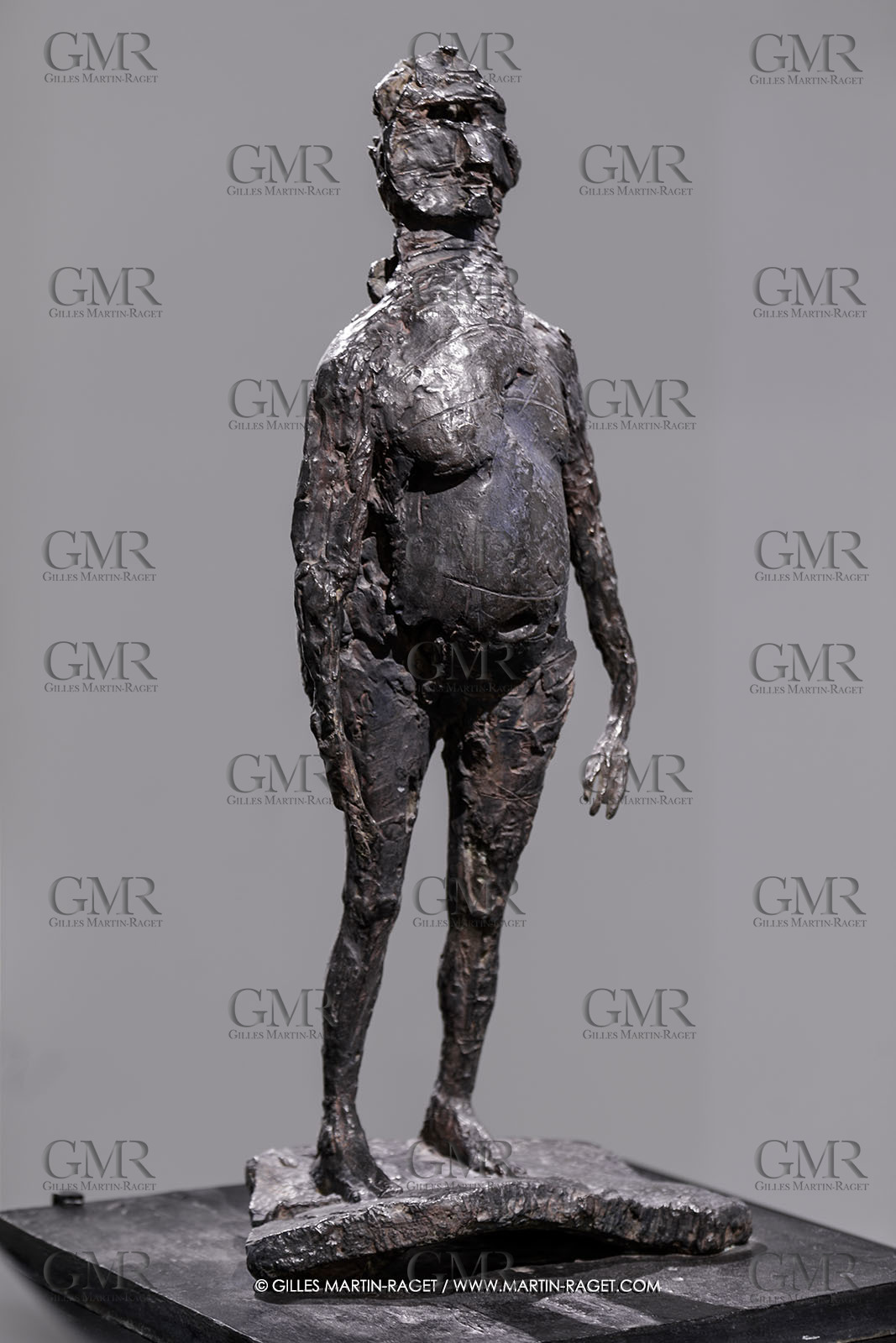 02 05 2023, Paris (FRA), oeuvre de Germaine Richier, Exposition Centre Pompidou 2023,  Le Pentacle, Bronze patiné foncé, Edition HC1, Fondeur : C. Valsuani, Paris, 80 x 36 x 23 cm, Pinault Collection