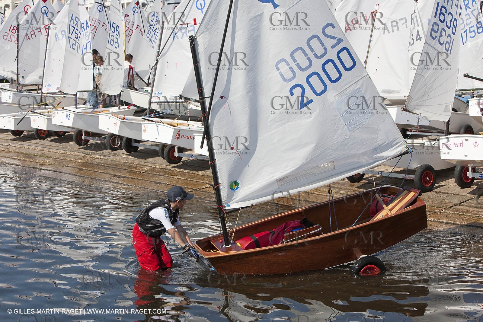 24 05 2010 - Hyères (FRA,83) - wooden optimist