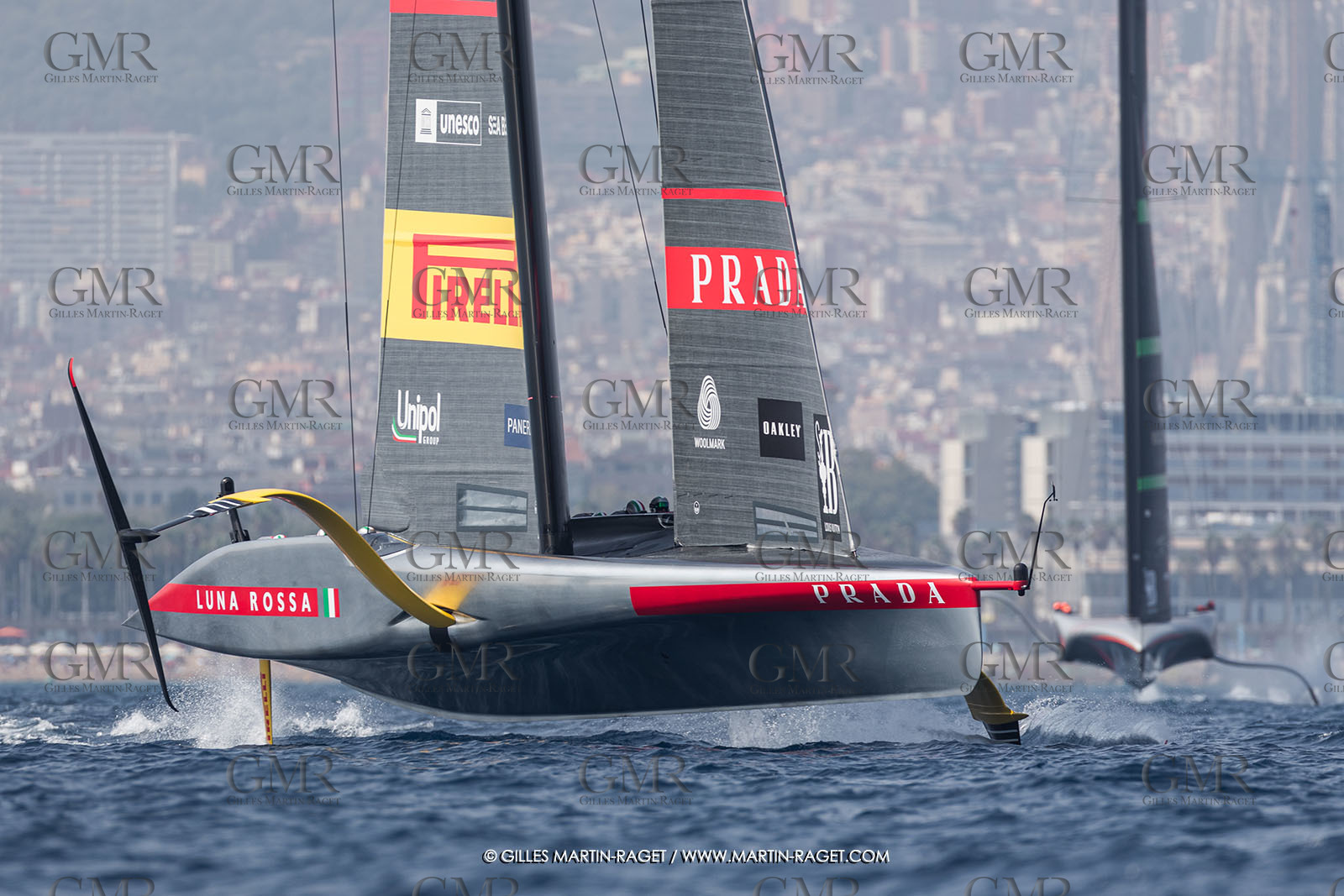 24 08 2024, Barcelona (ESP), Louis Vuitton 37th America's Cup, Louis Vuitton Prelilinary Regatta, Race Day 3