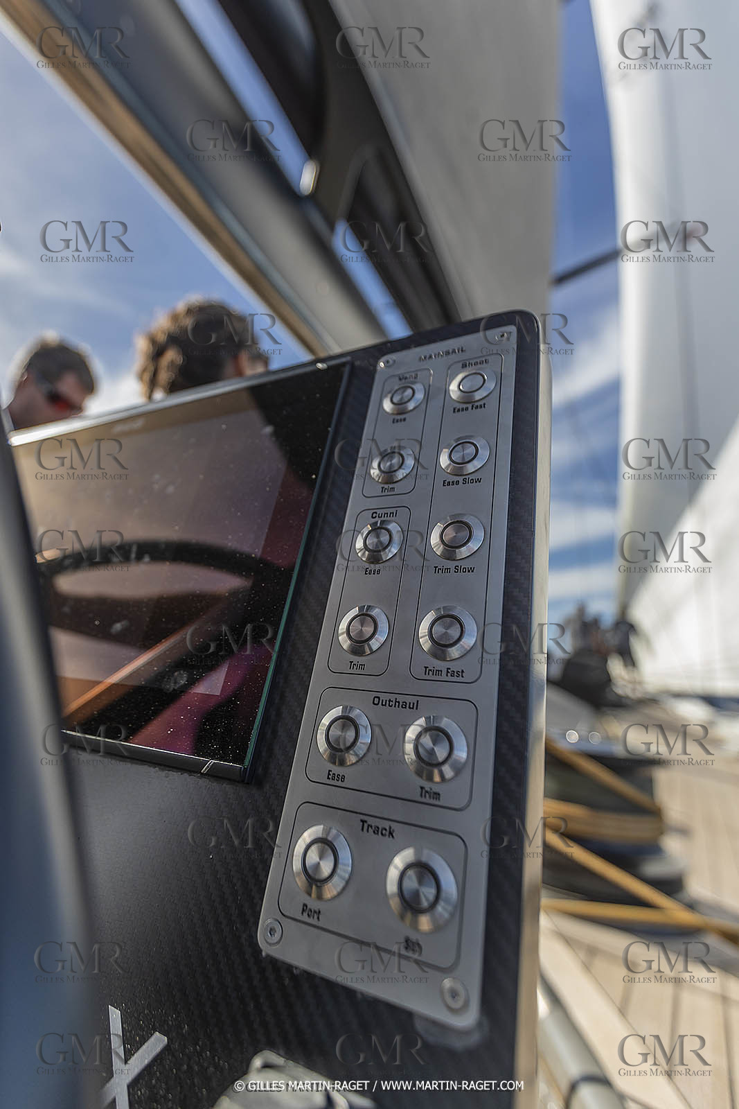 03 10 2022, Saint-Tropez (FRA,83), Voiles de Saint-Tropez 2022,  entraînement des maxis, A bord de Sipirit of Malouen X