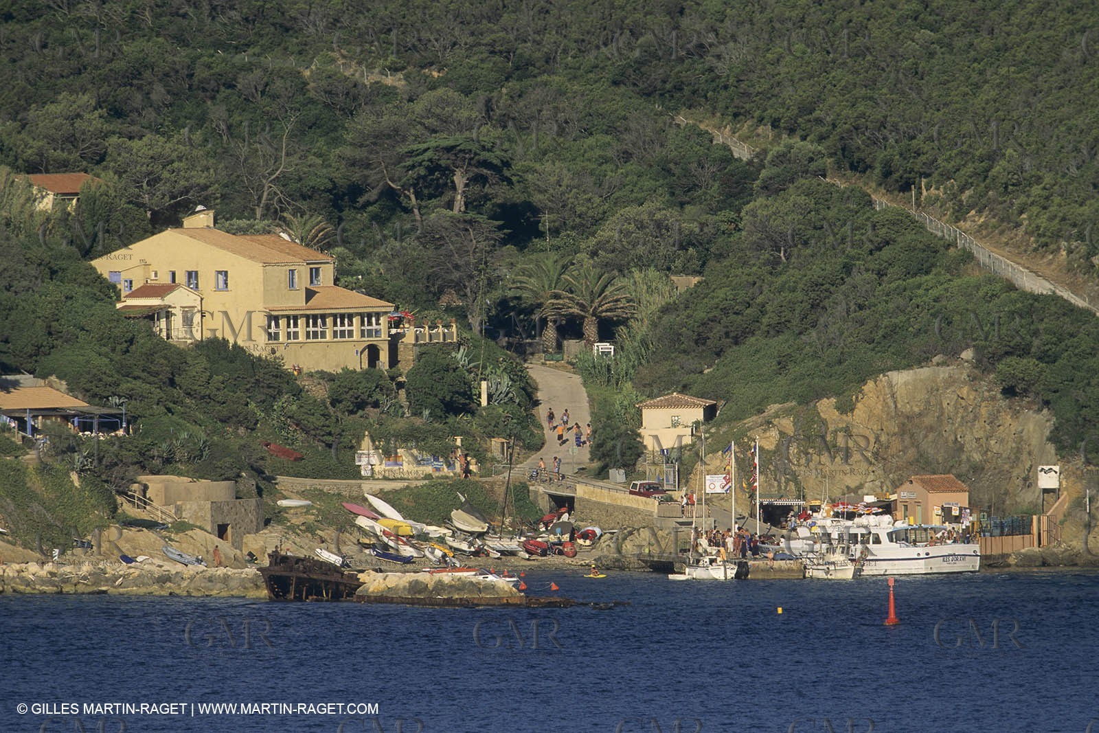 France, Provence, Iles d'Hyères, Port Cros