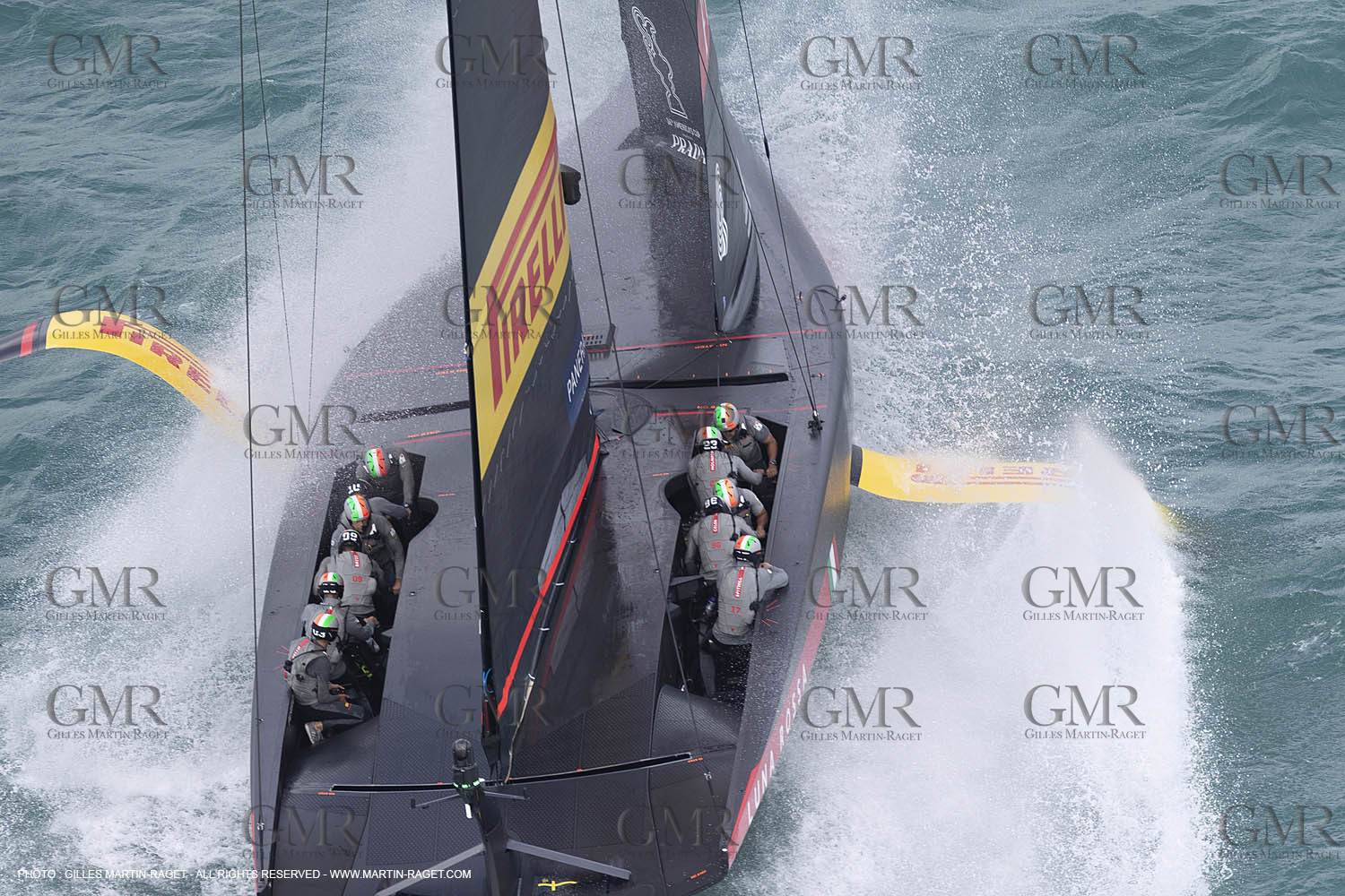 10 12 2020 - Auckland (NZL) - 36th America's Cup - Practice Sessions - Day 2 -Luna Rossa Prada Pirelli Team