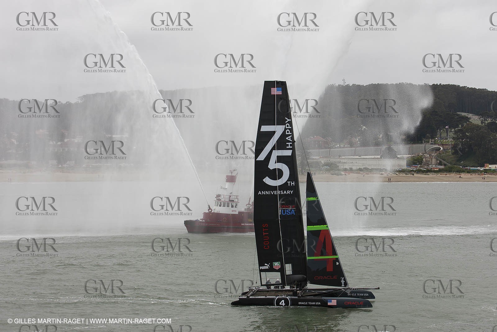 27 05 2012 - San Francisco (USA,CA) - 34th Americas's Cup - America's Cup celebrates the Golden Gate Bridge 75th Anniversary