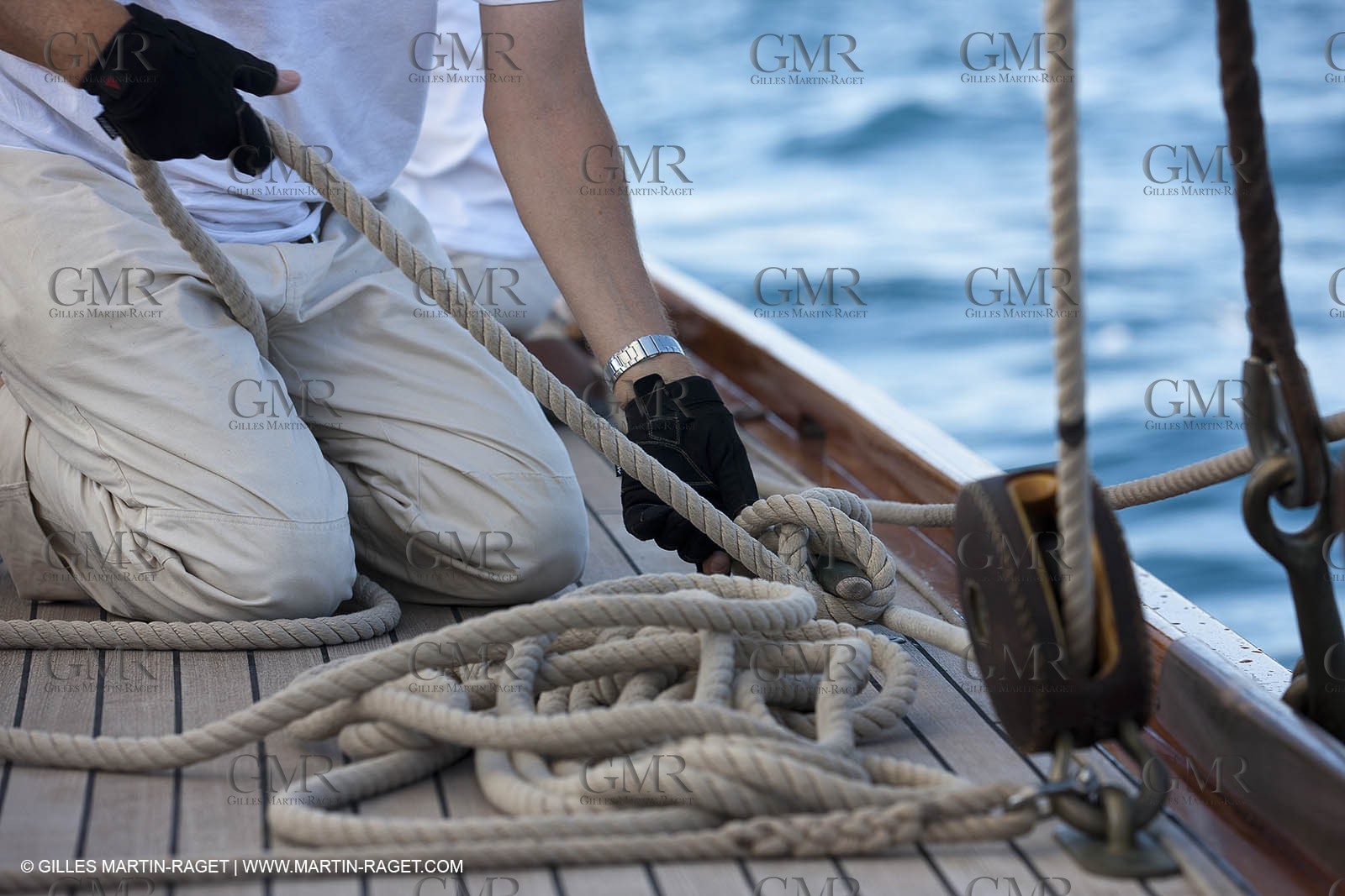 01 10 2011 - Saint Tropez (FRA,13) - Voiles de Saint Tropez 2011 - Classic Yachts - Day 5 - Onboard Mariquita