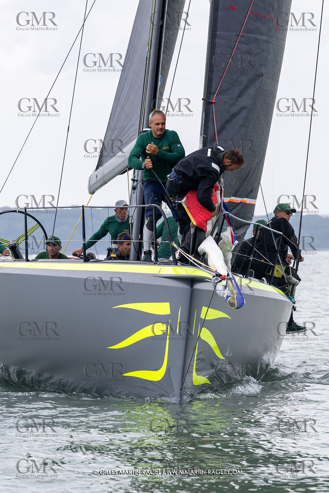 23 07 2025, Cowes (UK, IOW), Admiral's Cup 2025, Inshore racing Day 2, Django Wallyrocket 51, Yacht Club Costa Smeralda (ITA)