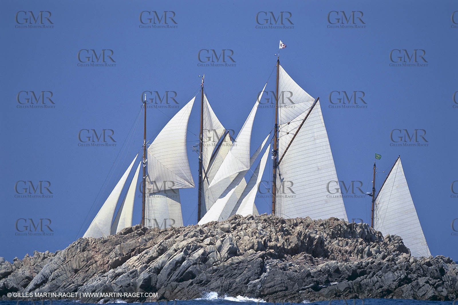 Costa Smeralda (Italia, Sardinia) - Classic yachts in La Maddalena archipelago