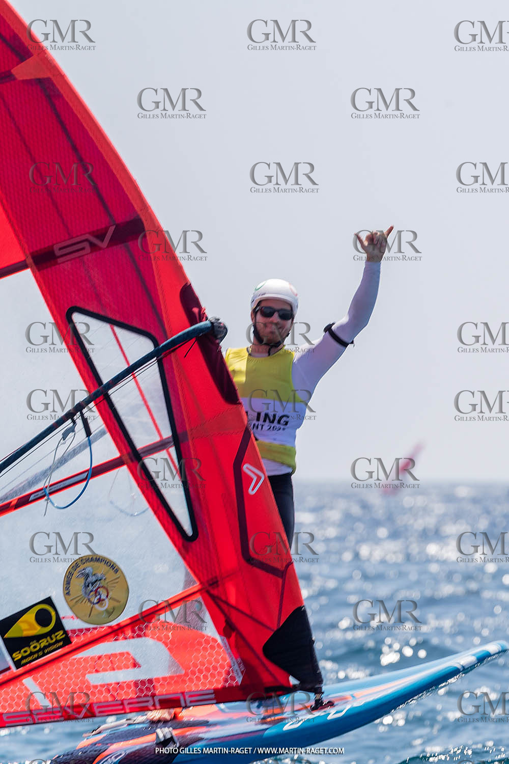 16 07 2023, Marseille, (FRA), Paris 2024 Olympic Games 2024 Sailing Test Event, Day 8, Medal race IQ Foil Men, Thomas Goyard (FRA)