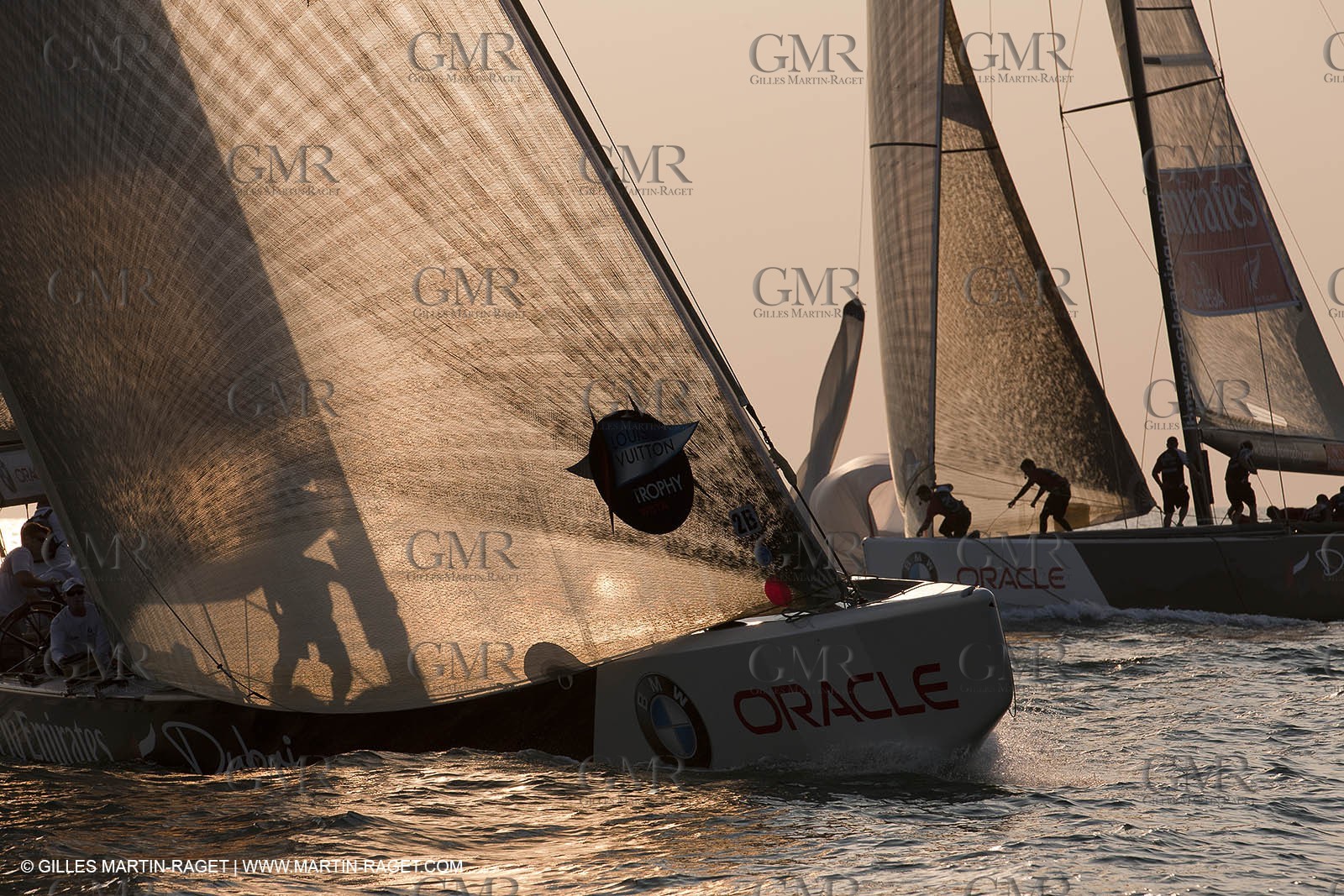 22 11 2010 - Dubai (UAE) - Dubai Louis Vuitton Trophy -  Round 2 - BMW ORACLE Racing Vs Emirates Team New Zealand