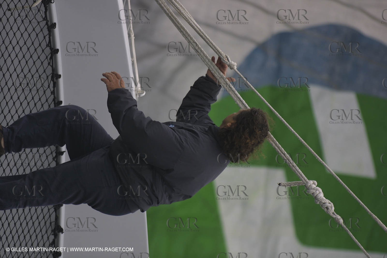 Geronimo - Jules Verne Trophy 2001 start - Brest