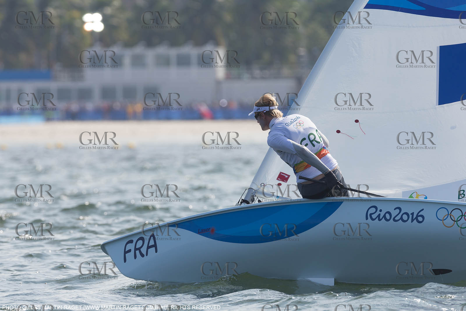 16 08 2016, Rio de Janeiro (BRA), 2016 Olympic Games, Sailing, Laser Medal Race, JB Bernaz