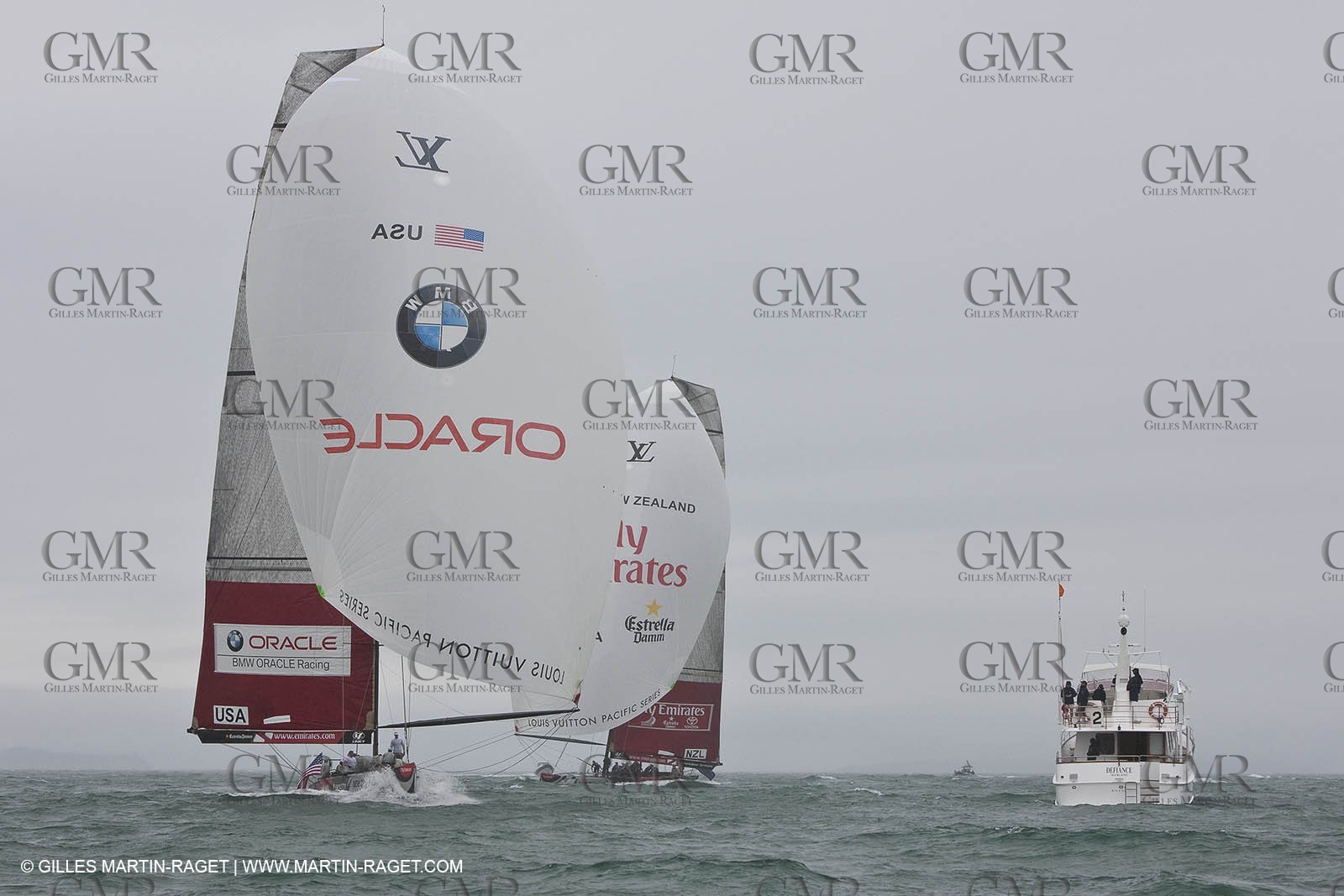 09 02 2009 - Auckland (NZL) -  Louis Vuitton Pacific Series -  Racing Day 9 - Round Robin 2