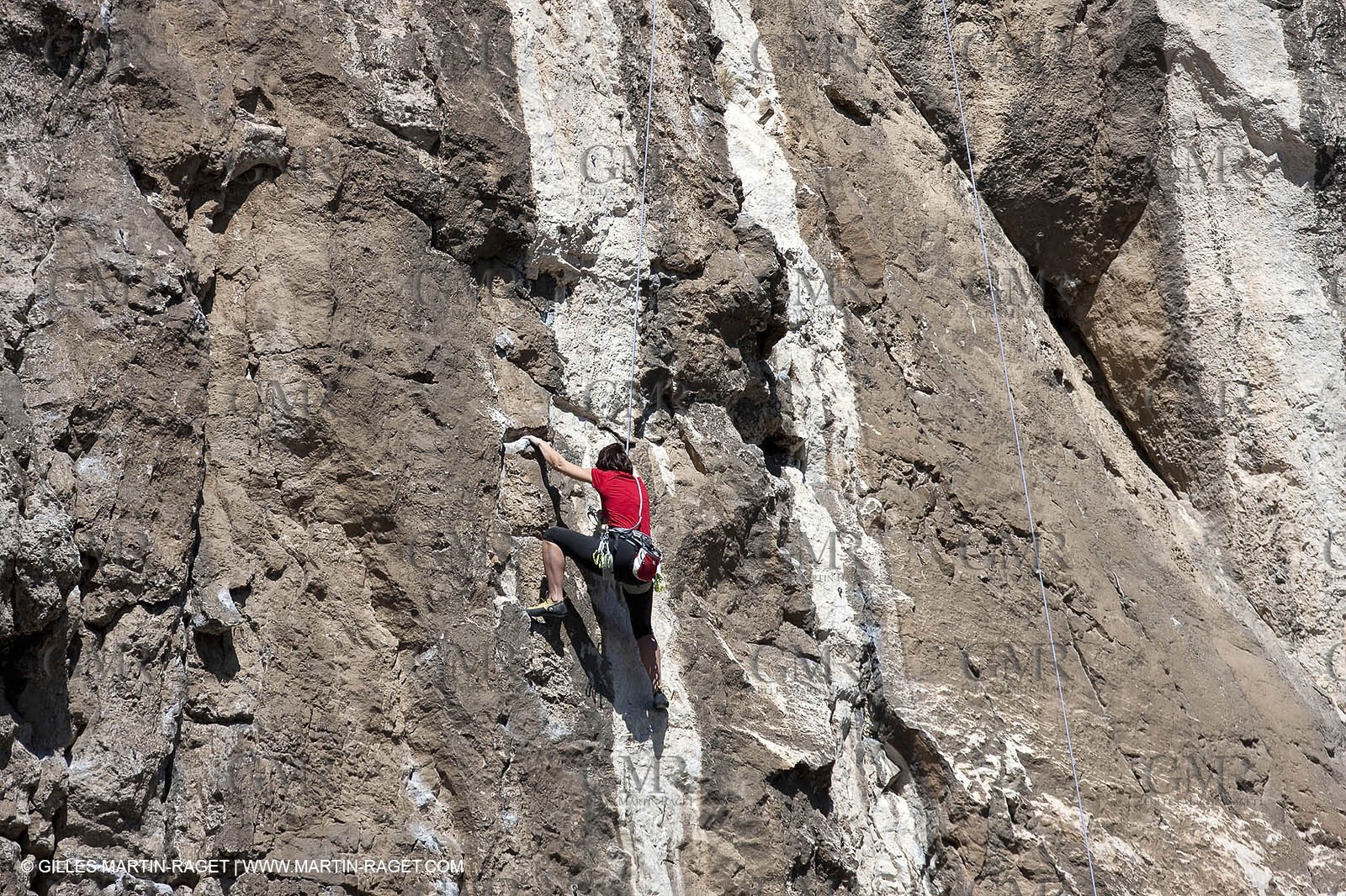 26 03 2009 - Marseille (FRA, 13) - Les Calanques - Sugiton - Les toits cliff