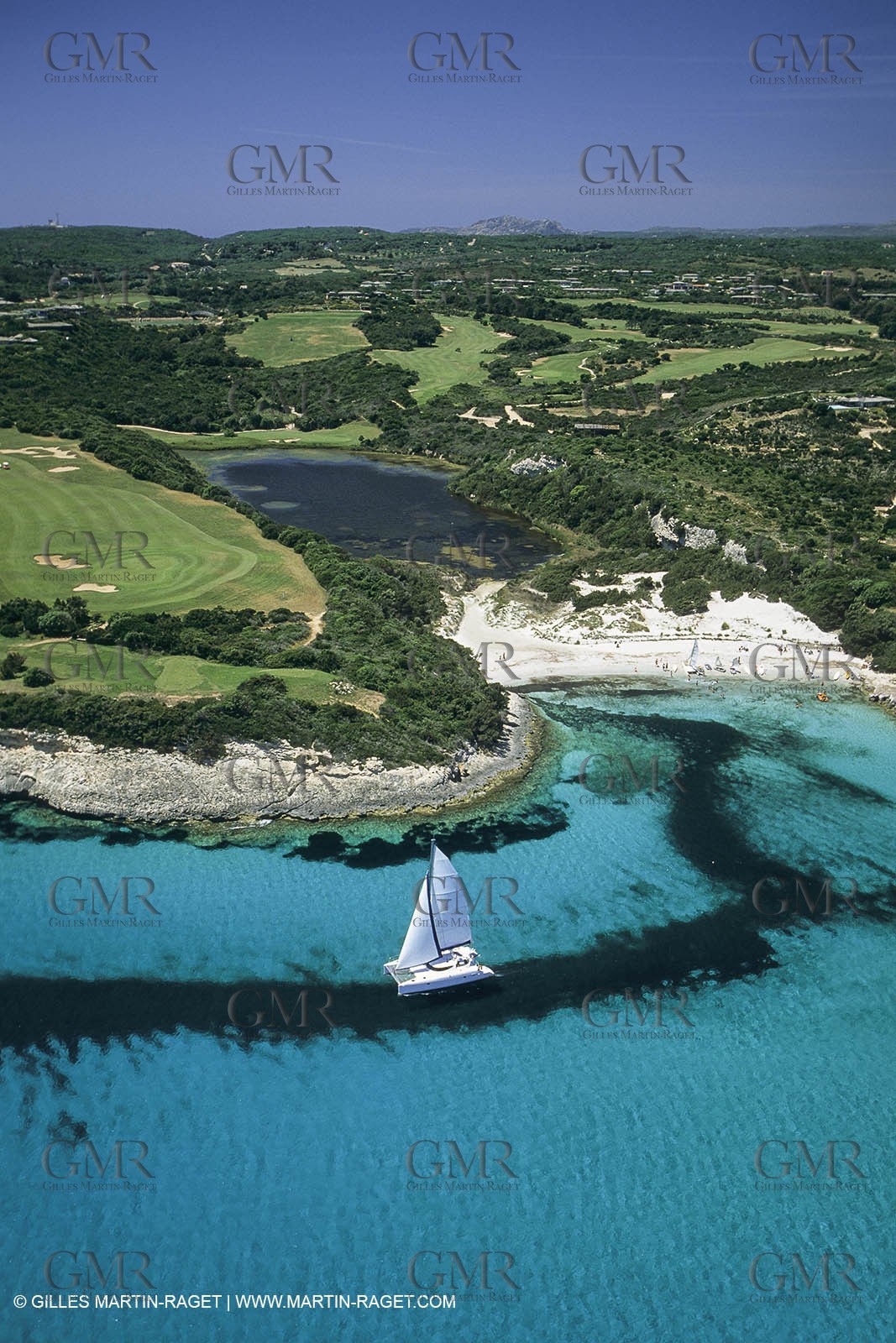 Sailing, cruising, multihull under sail