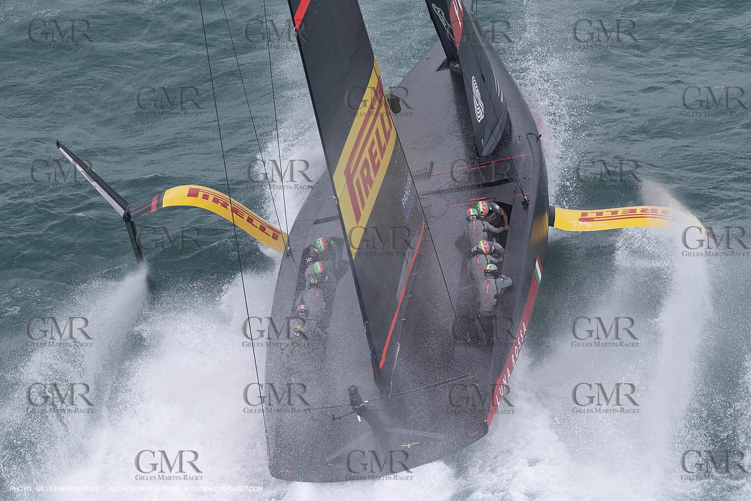 10 12 2020 - Auckland (NZL) - 36th America's Cup - Practice Sessions - Day 2 -Luna Rossa Prada Pirelli Team