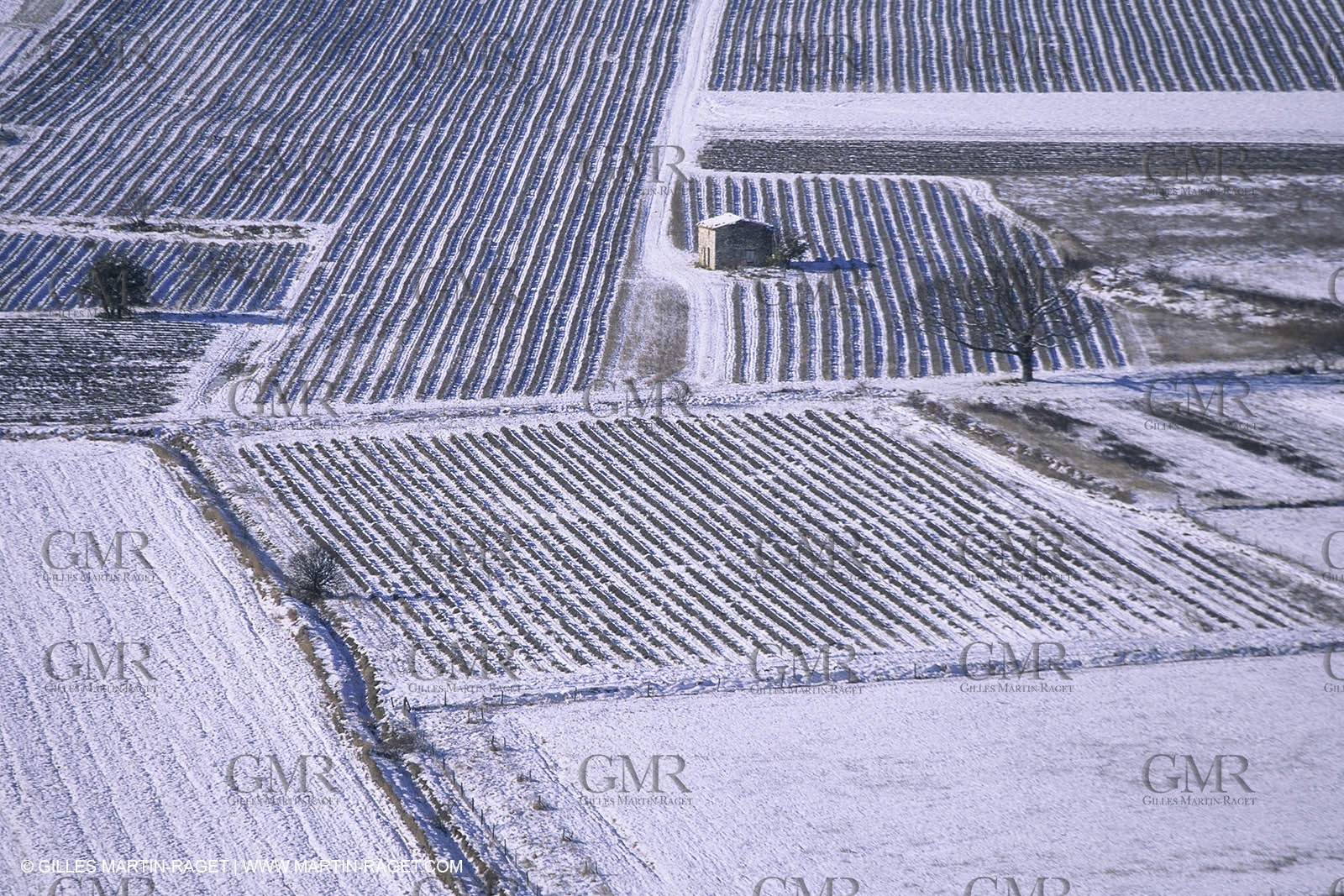 France, Provence sous la neige, Snow, winter, hiver