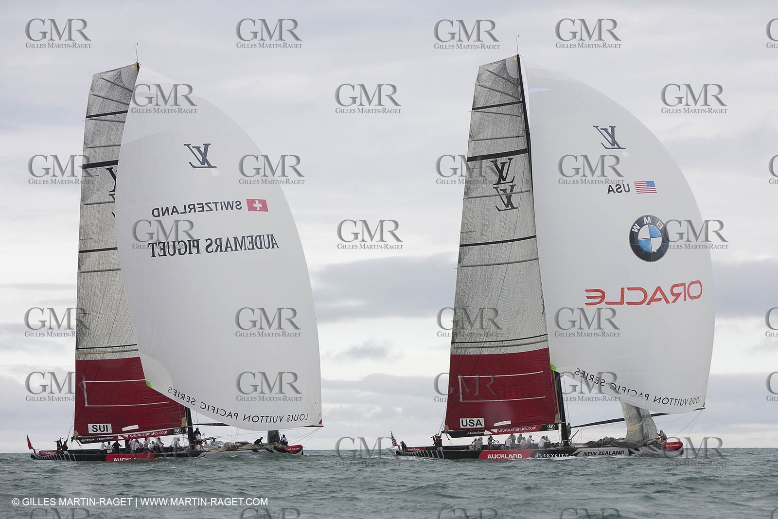 11 02 2009 - Auckland (NZL) -  Louis Vuitton Pacific Series -  Racing Day 11 - sail off