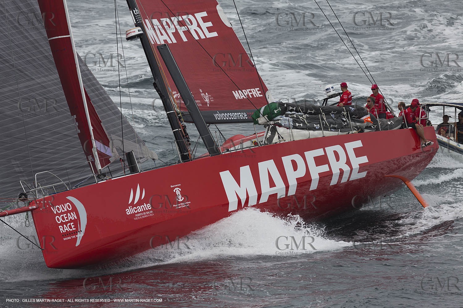 11 10 2014, Alicante (ESP), Volvo Ocean Race 2014-15, Team Alvimedica