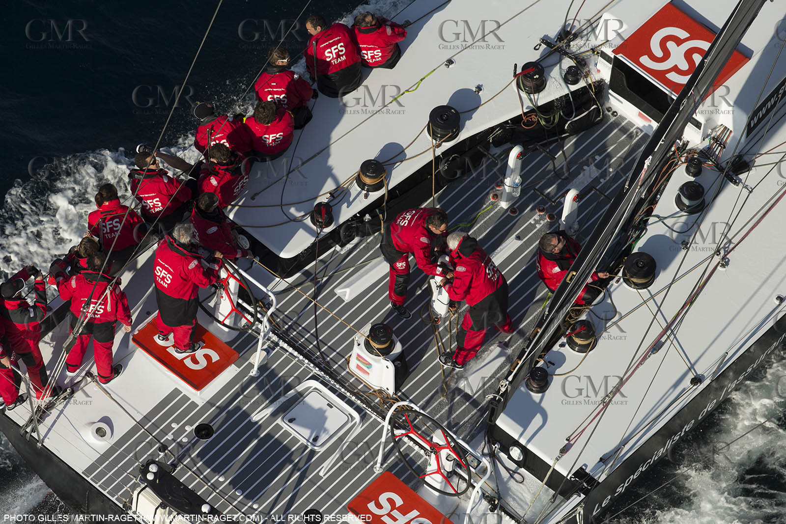 24 mars 2016   Marseille (FRA,13), SFS II (skipper Lionel Péan), last training before Marseille Sailing Week