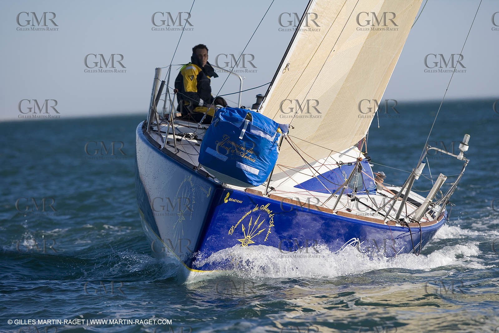 15 02 2007 - La Grande Motte (FRA) - Onedesign Figaro II - Thierry Duprey du Vorsent (Domaine de Monts d'Arbois)