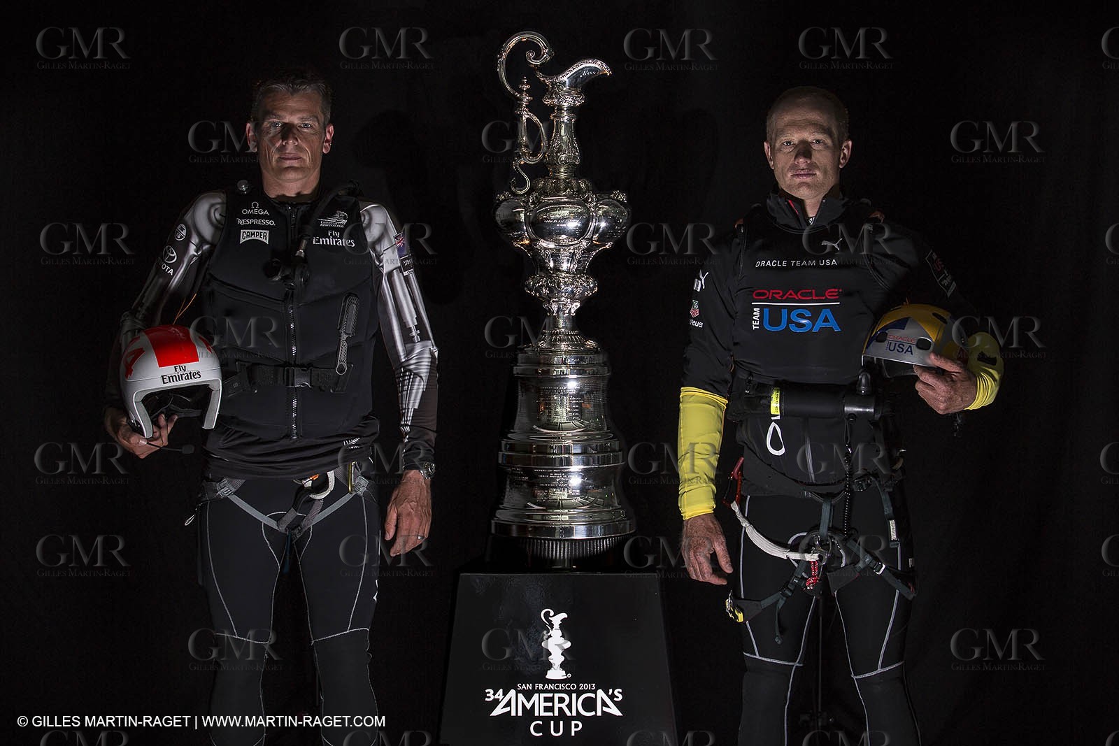 26 08 2013 - San Francisco, CA - Dean Barker and Jimmy Spithill for the America's Cup