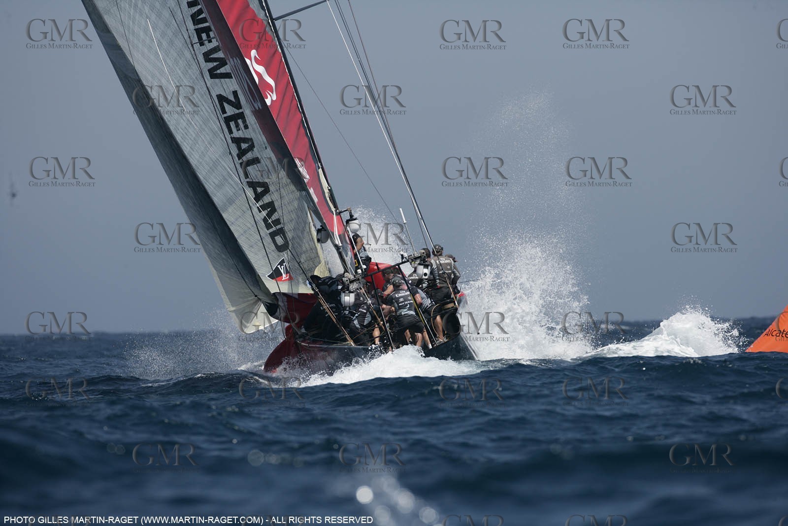 03 07 2007-Valencia (Spain)- 32nd America's Cup - Final Match - Day 8 - Alinghi vs Emirates Team New Zealand