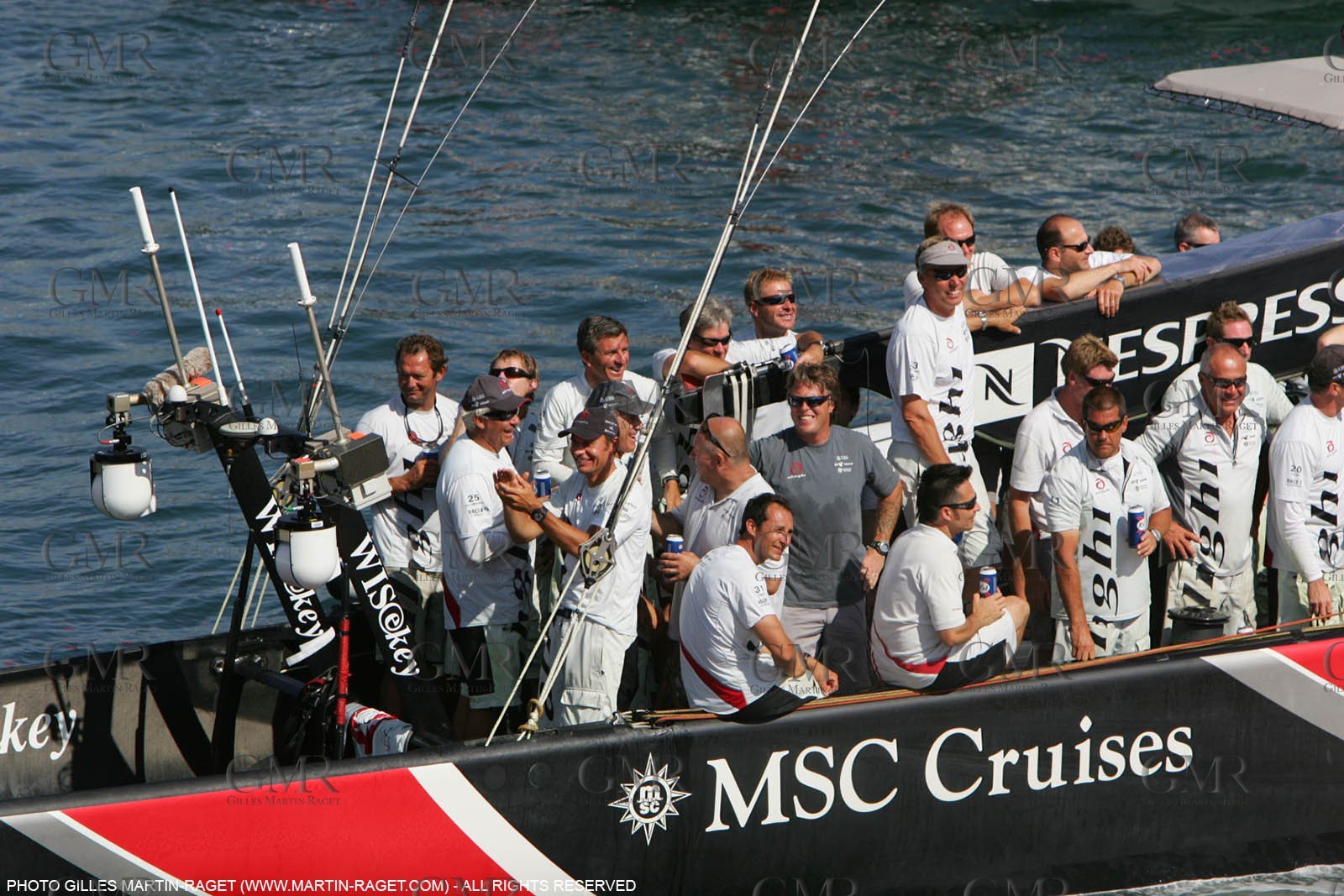 03 07 2007-Valencia (Spain)- 32nd America's Cup - Final Match - Day 8 - Alinghi vs Emirates Team New Zealand