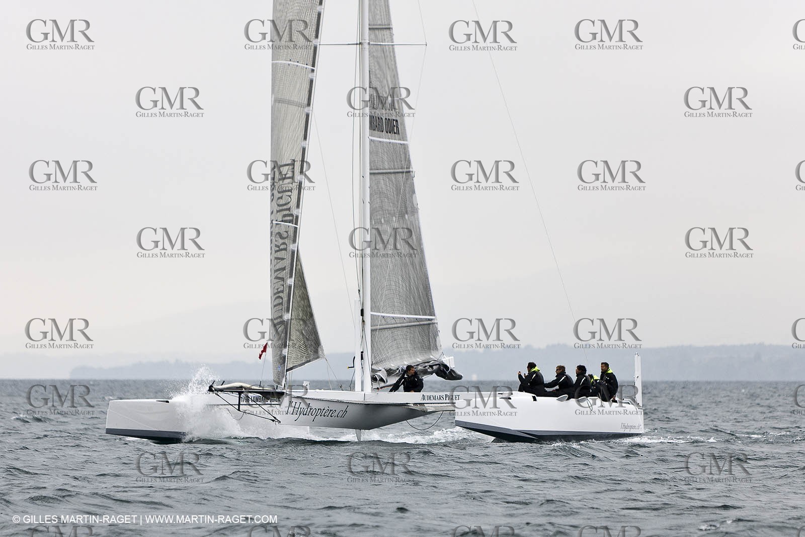 09 10 2010 - Morges (SUI) - L'Hydroptère.CH - 1st sail