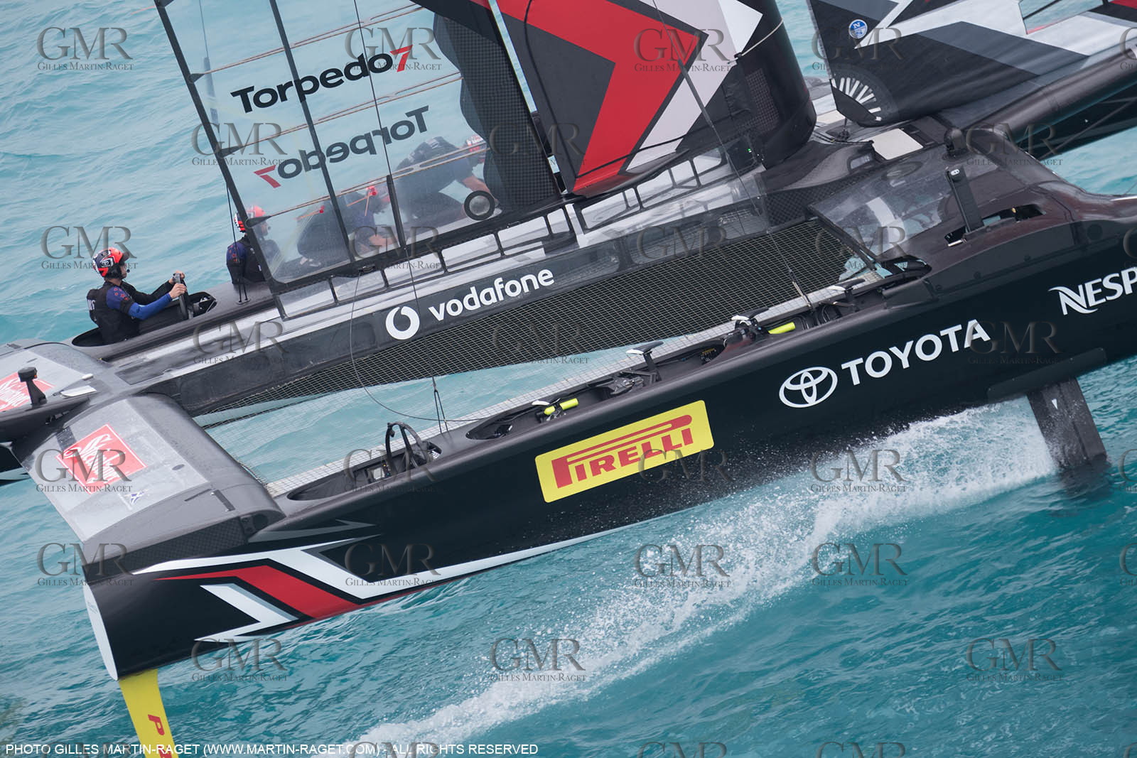 10 06 2017 - Bermuda (BDA) - 35th America's Cup Bermuda 2017 - Louis Vuitton America's Cup Challenger Playoffs final, Day 1