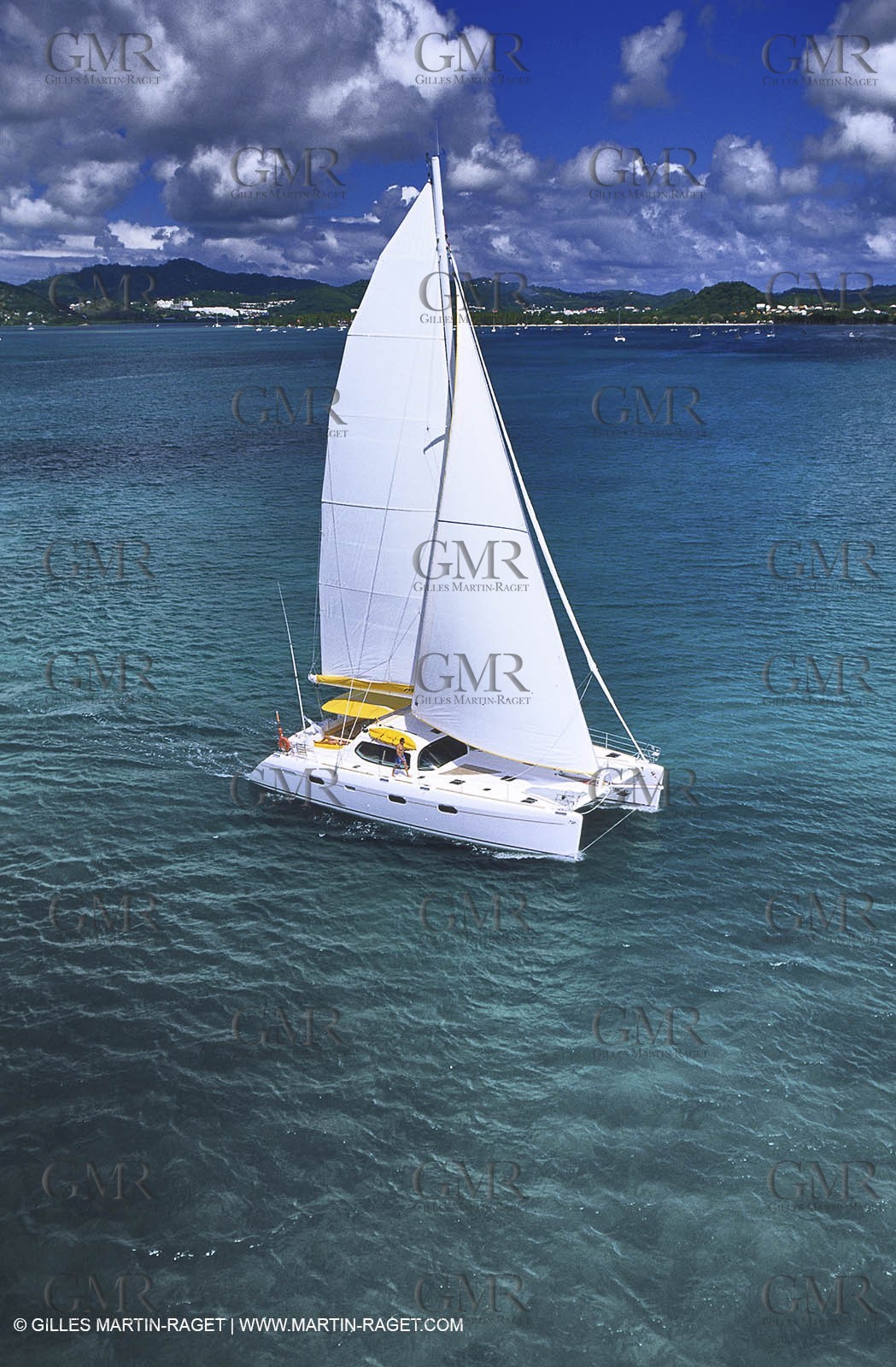 Cruising multihull sailing