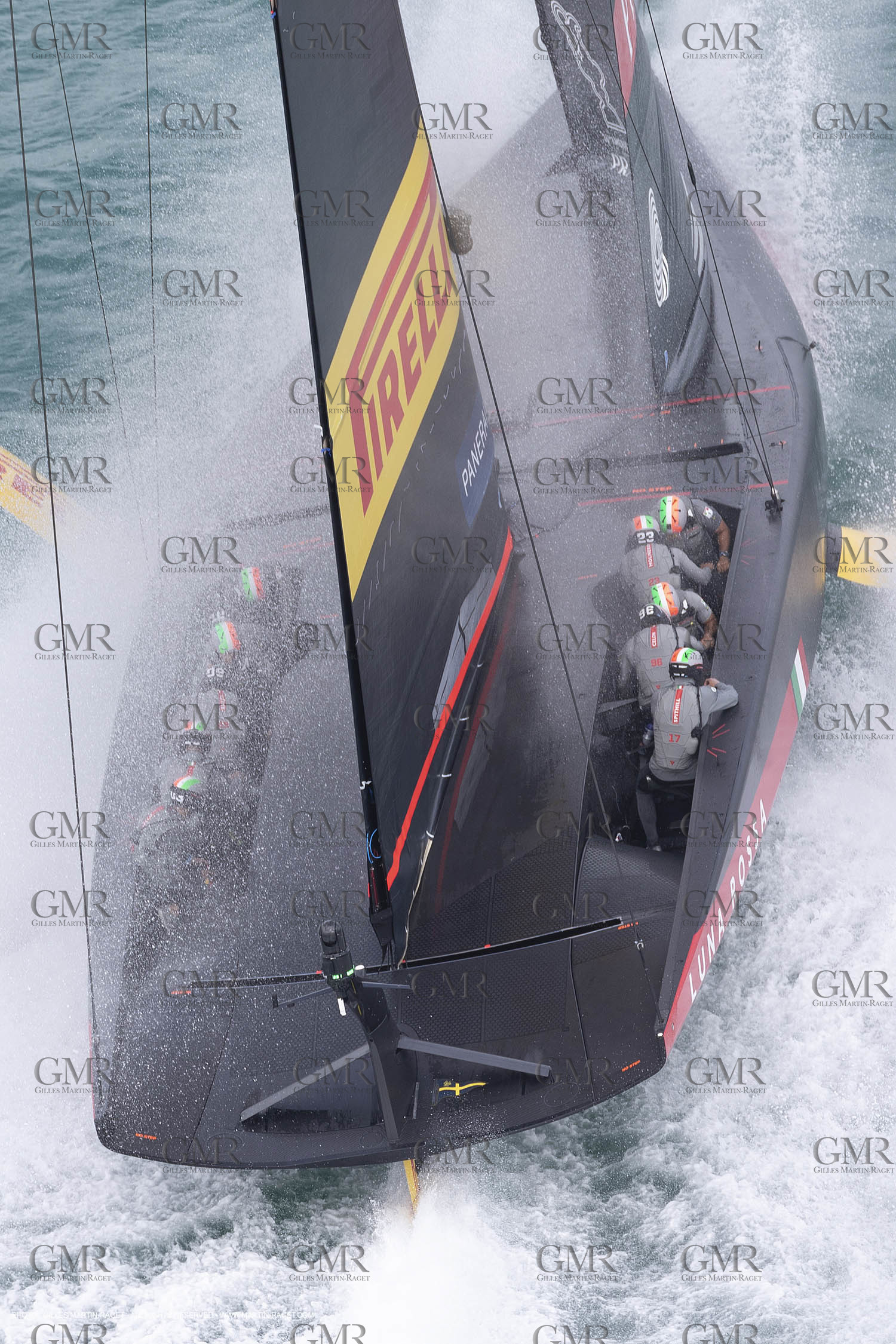 10 12 2020 - Auckland (NZL) - 36th America's Cup - Practice Sessions - Day 2 -Luna Rossa Prada Pirelli Team