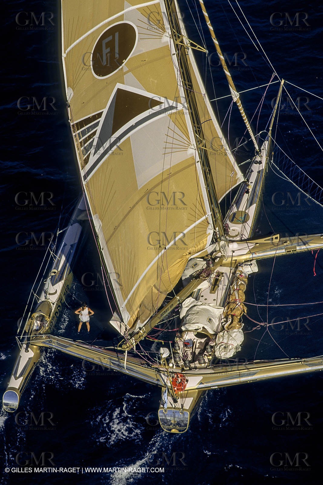 Sailing, Offshore Racing, Route du Rhum 1990, Groupe Pierre 1er, Florence Arthaud