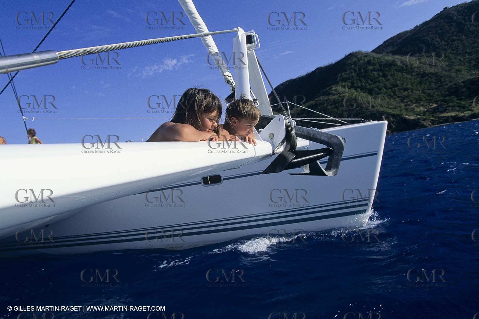 Sailing, cruising, children onboard